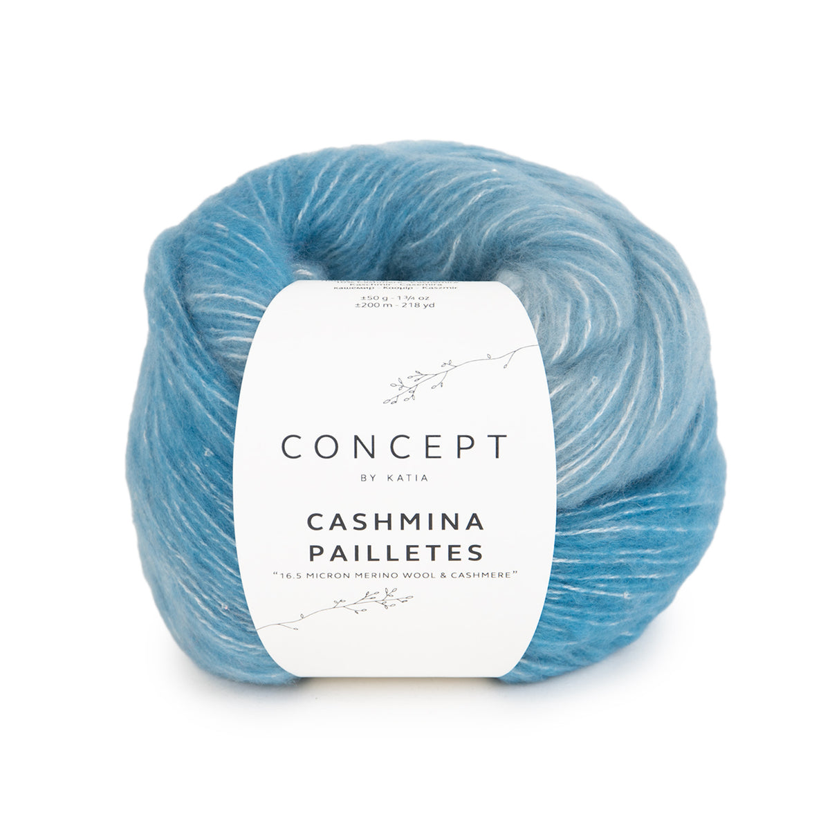 Cashmina Paillettes con Merino y Cashmere | Concept by Katia