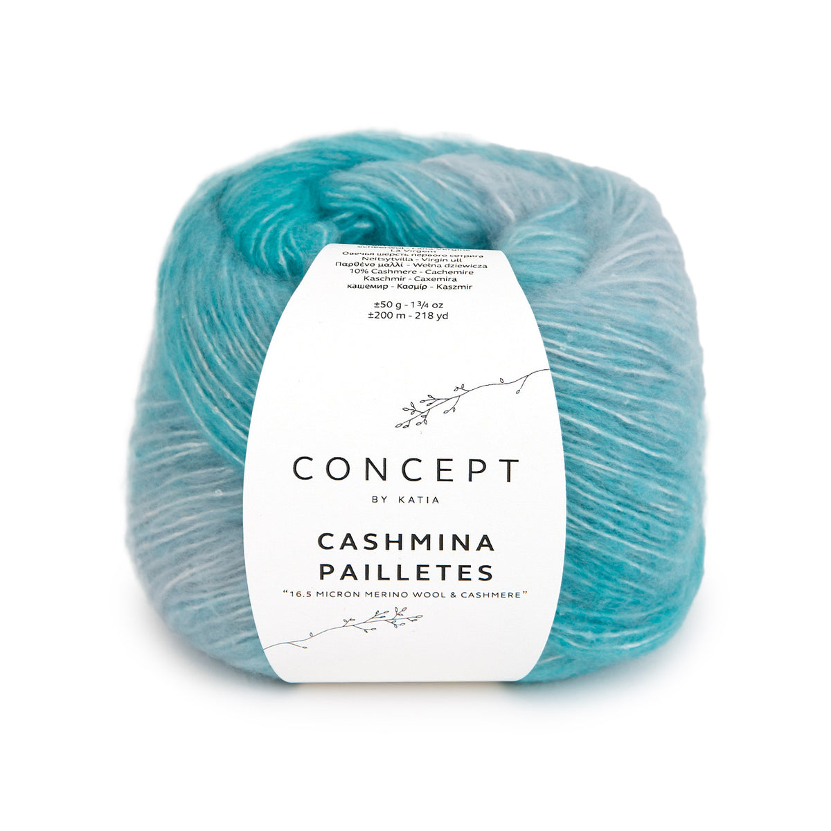 Cashmina Paillettes con Merino y Cashmere | Concept by Katia