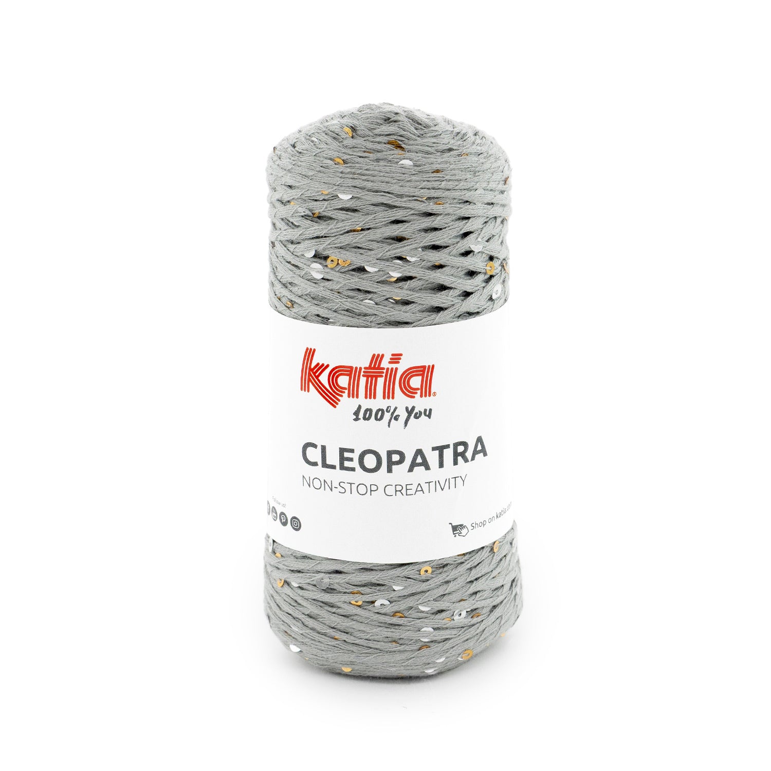 Cleopatra von Katia – Baumwolle mit Pailletten, 100 g