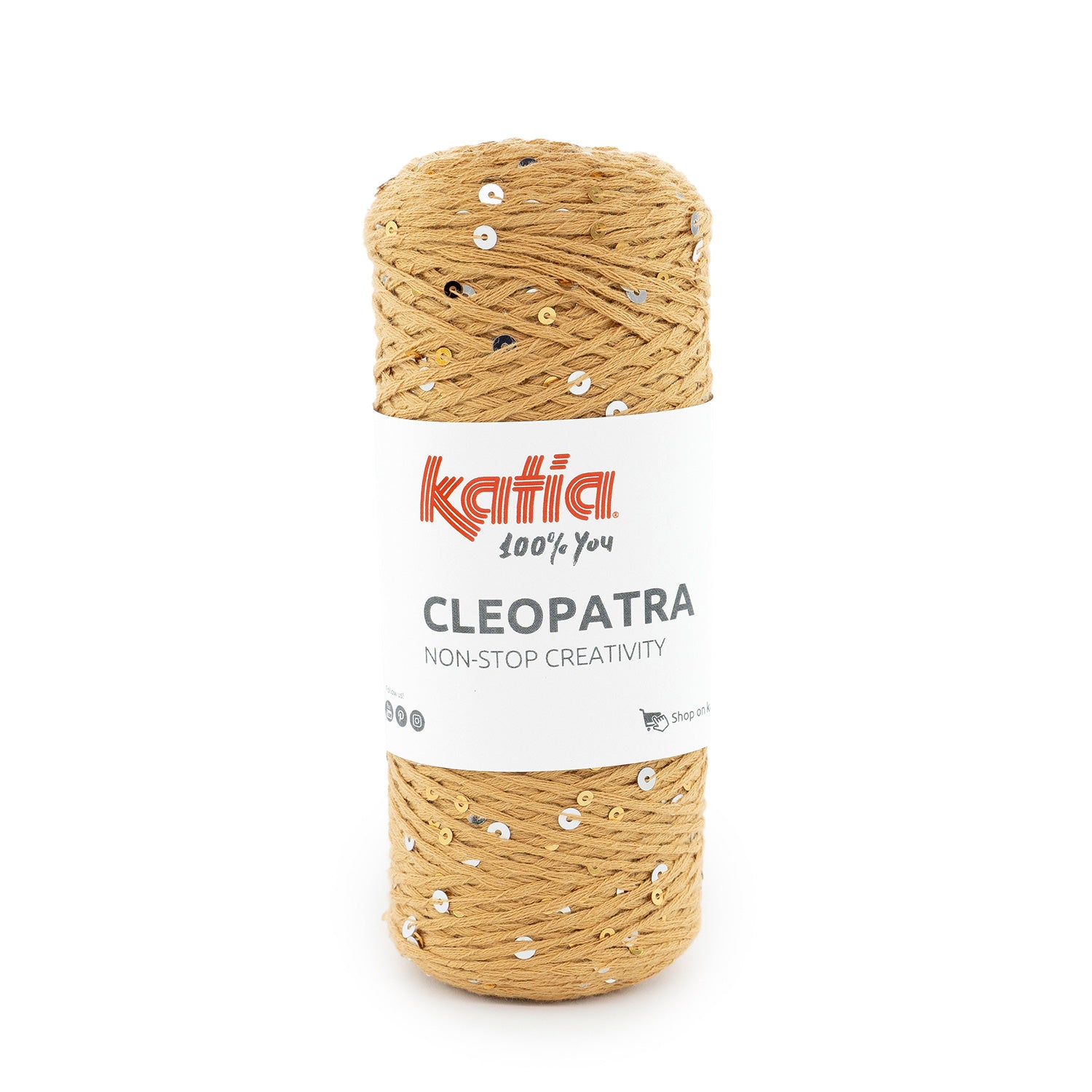 Cleopatra von Katia – Baumwolle mit Pailletten, 100 g