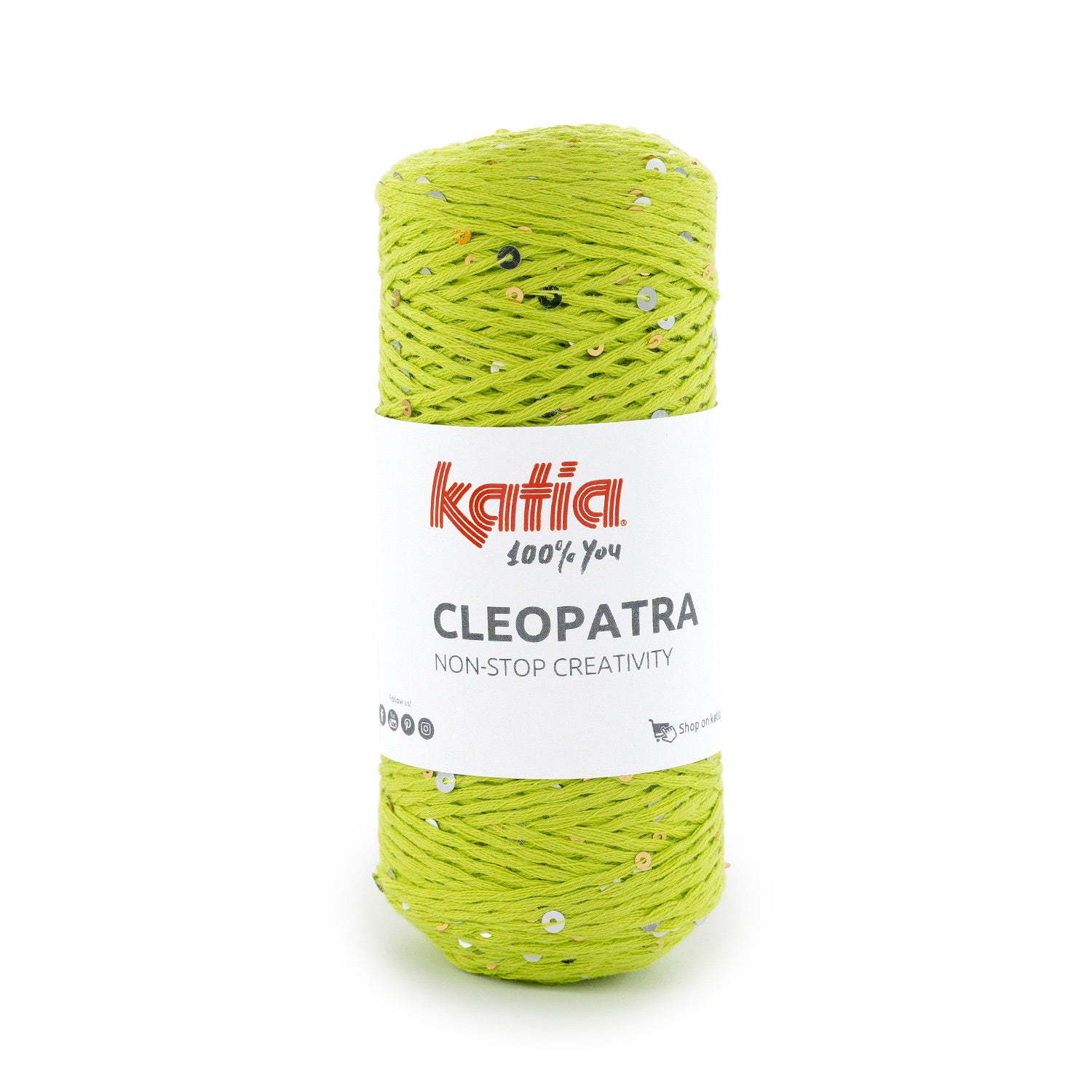 Cleopatra von Katia – Baumwolle mit Pailletten, 100 g