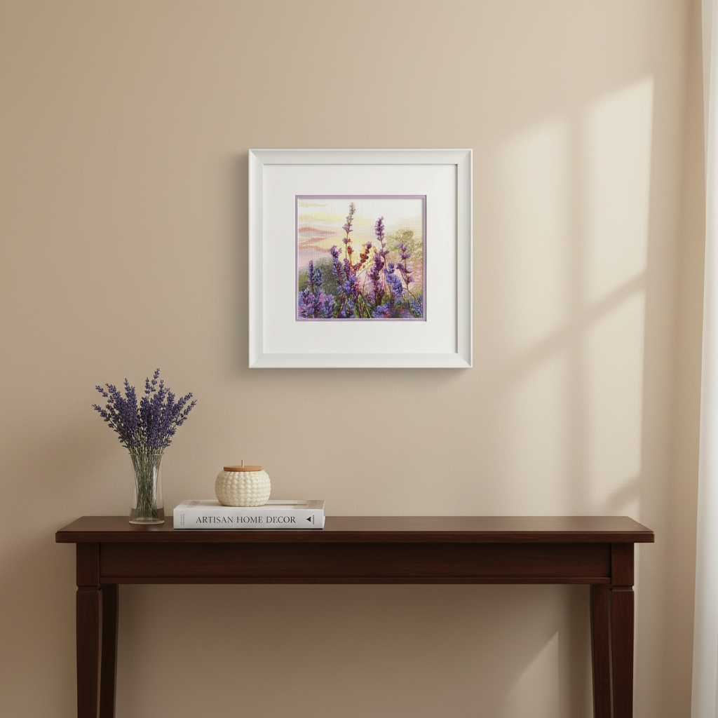 Kit de punto de cruz MP Studia “Lavanda en flor” SNV-996