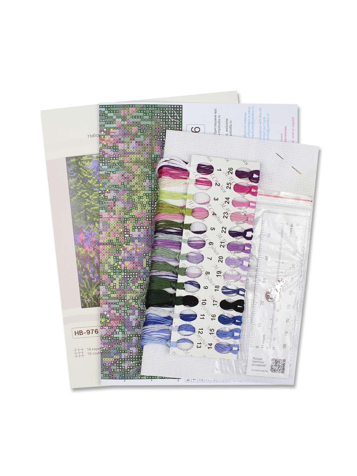 Kit de punto de cruz MP Studia “Mañana brumosa” SNV-976