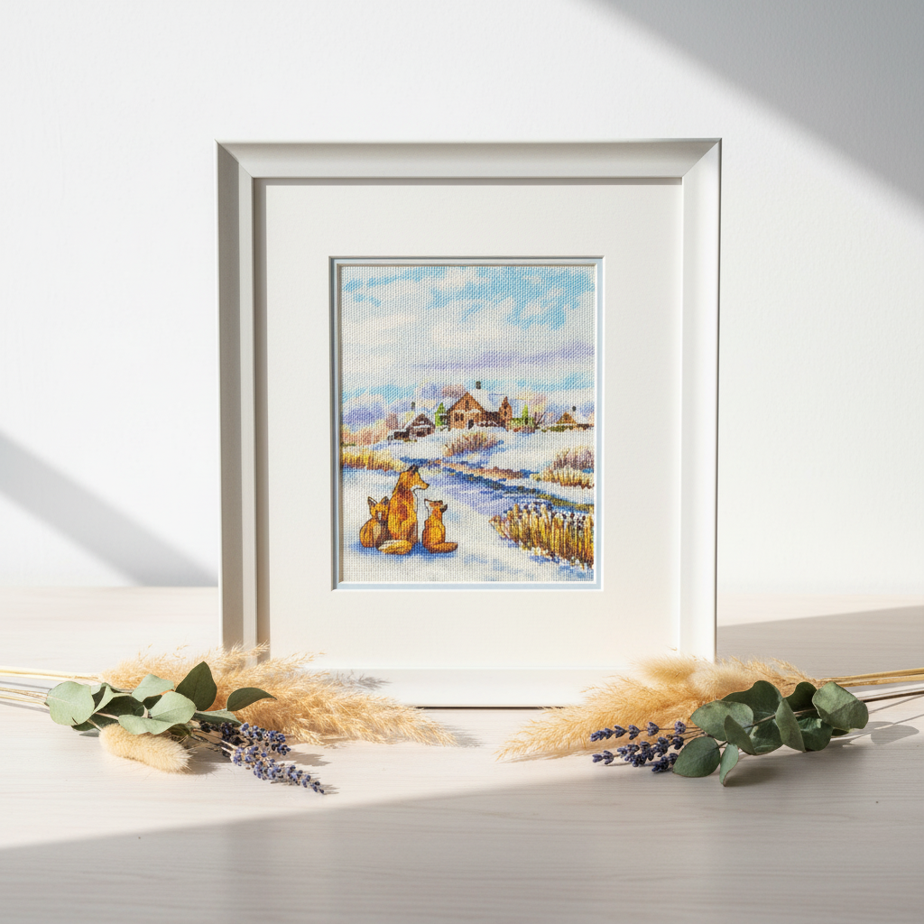 Kit de punto de cruz MP Studia “Familia pelirroja” SNV-933