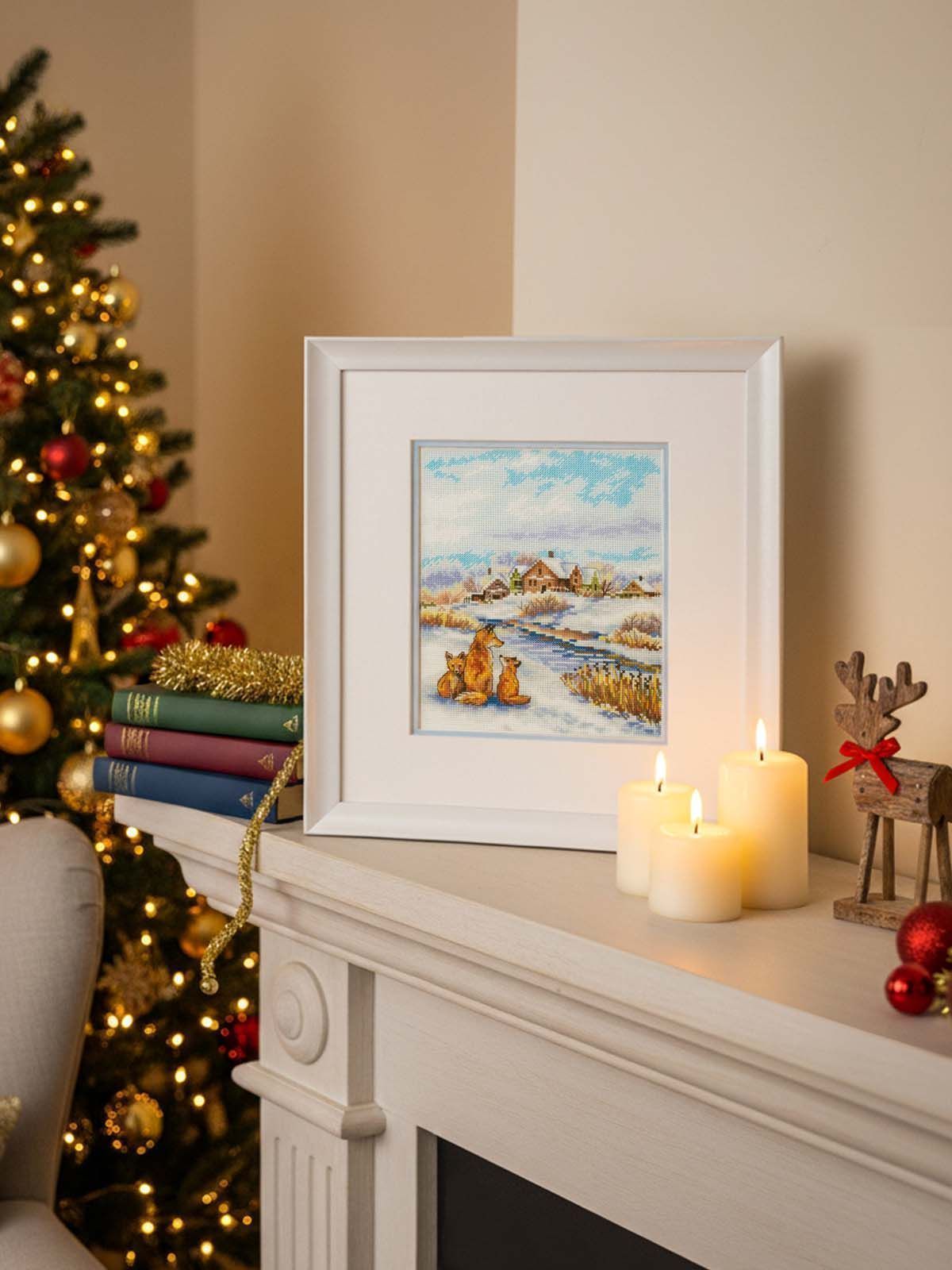 Kit de punto de cruz MP Studia “Familia pelirroja” SNV-933