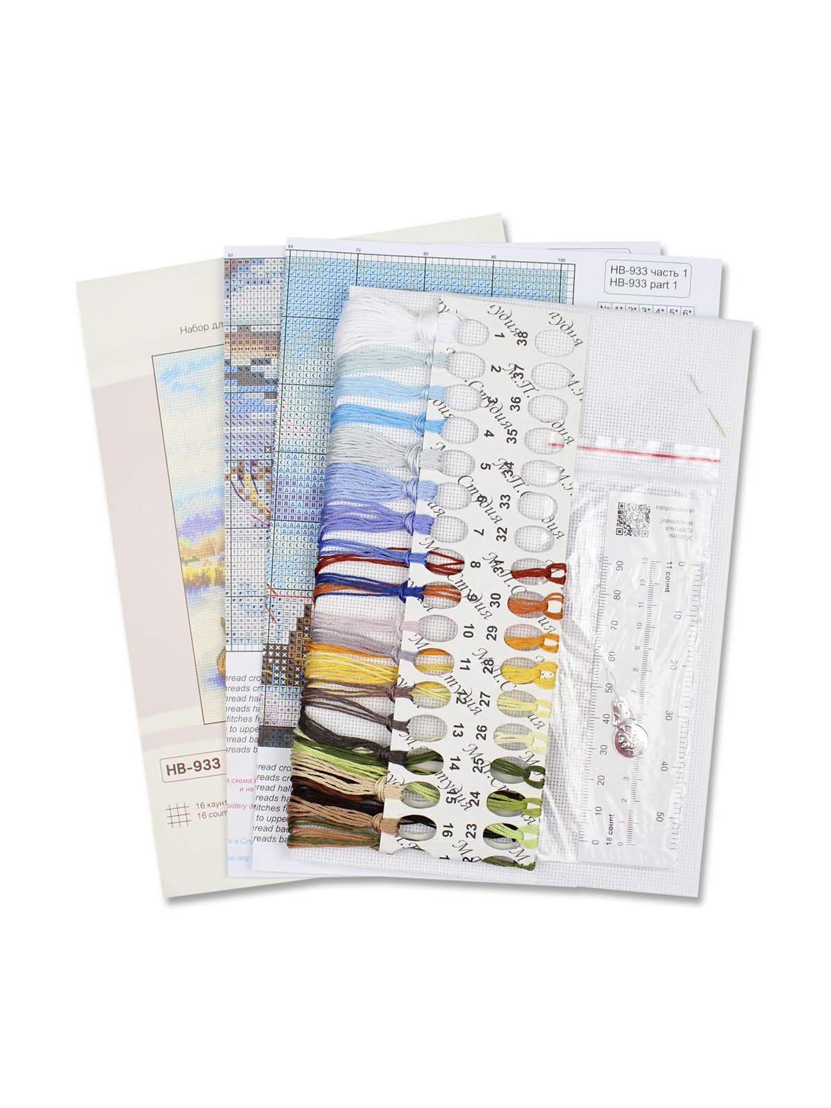 Kit de punto de cruz MP Studia “Familia pelirroja” SNV-933