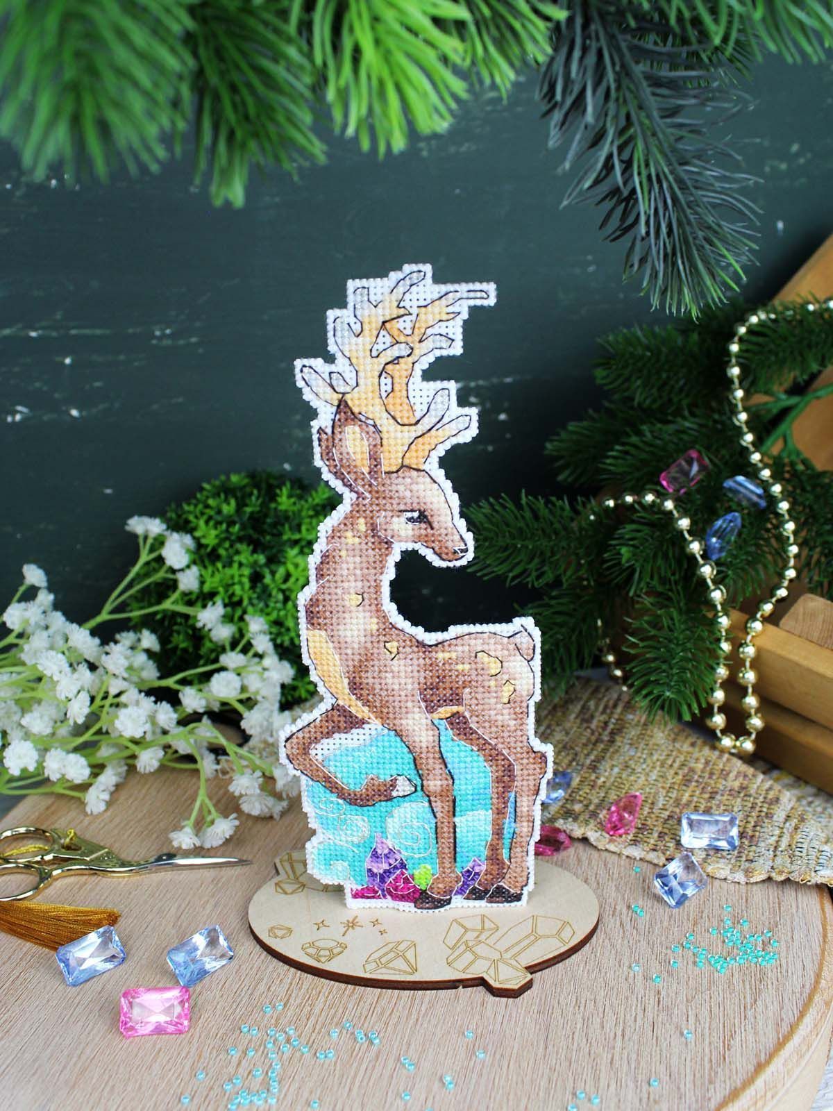 Kit de punto de cruz MP Studia “Pezuña de plata” SR-1186