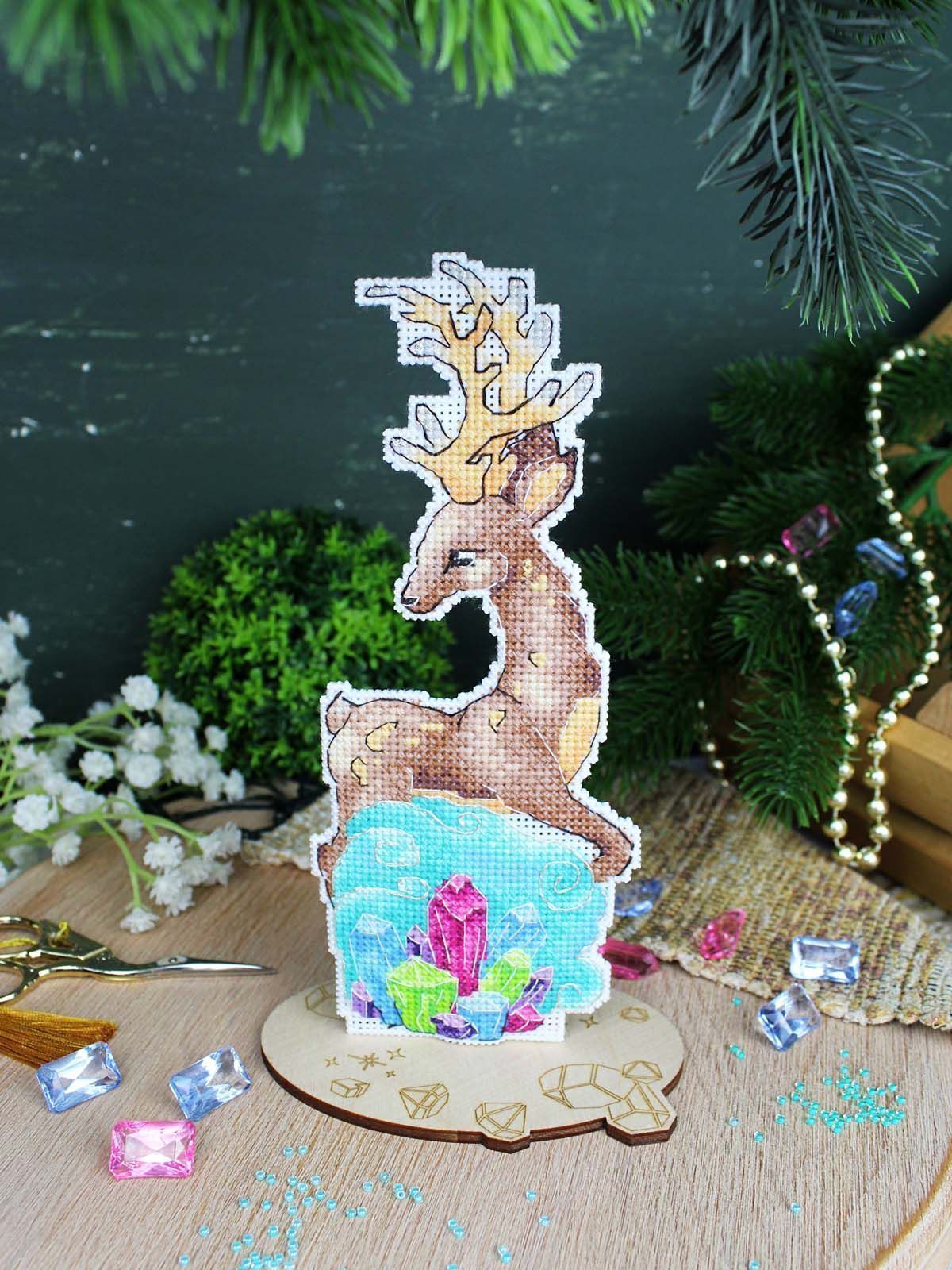 Kit de punto de cruz MP Studia “Pezuña de plata” SR-1186