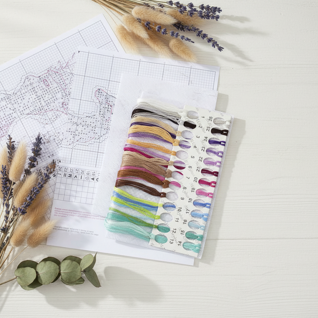 Kit de punto de cruz MP Studia “Pezuña de plata” SR-1186