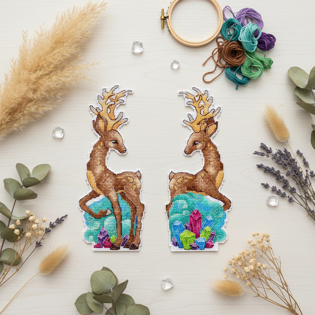 Kit de punto de cruz MP Studia “Pezuña de plata” SR-1186