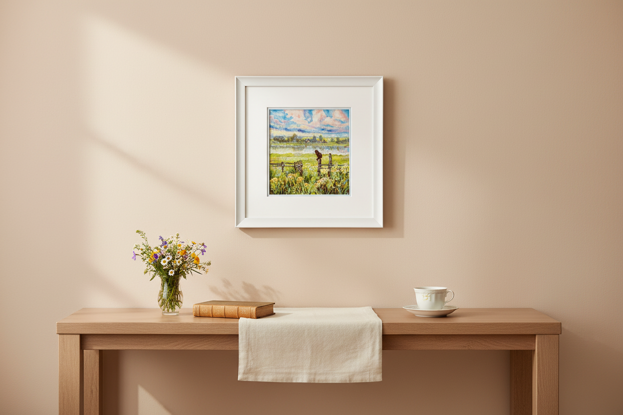 Kit de punto de cruz MP Studia “Pastoral de verano” SNV-971