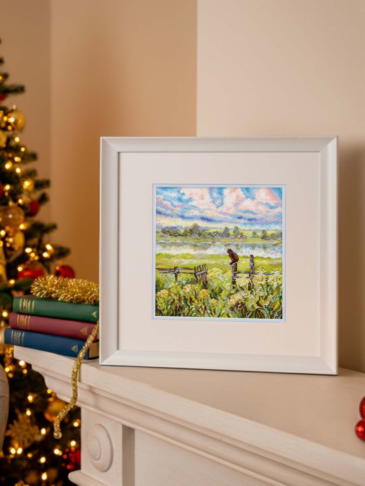 Kit de punto de cruz MP Studia “Pastoral de verano” SNV-971