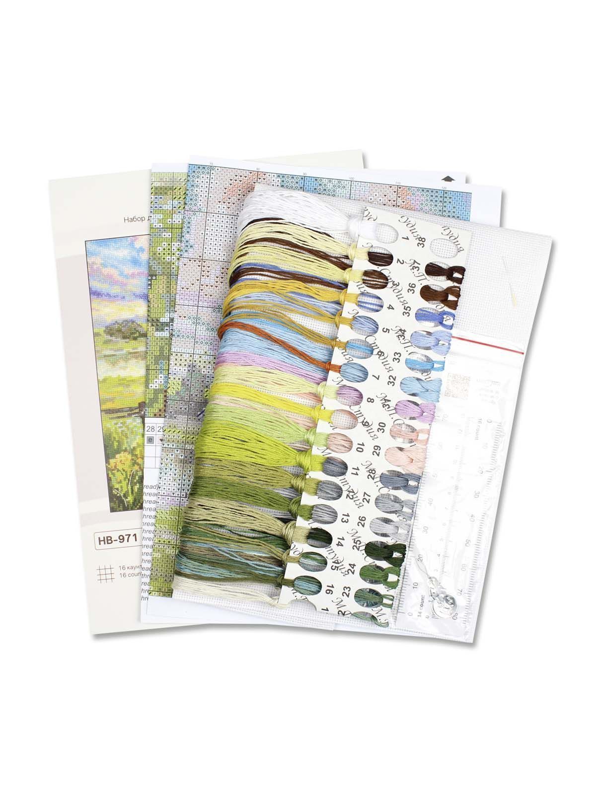 Kit de punto de cruz MP Studia “Pastoral de verano” SNV-971