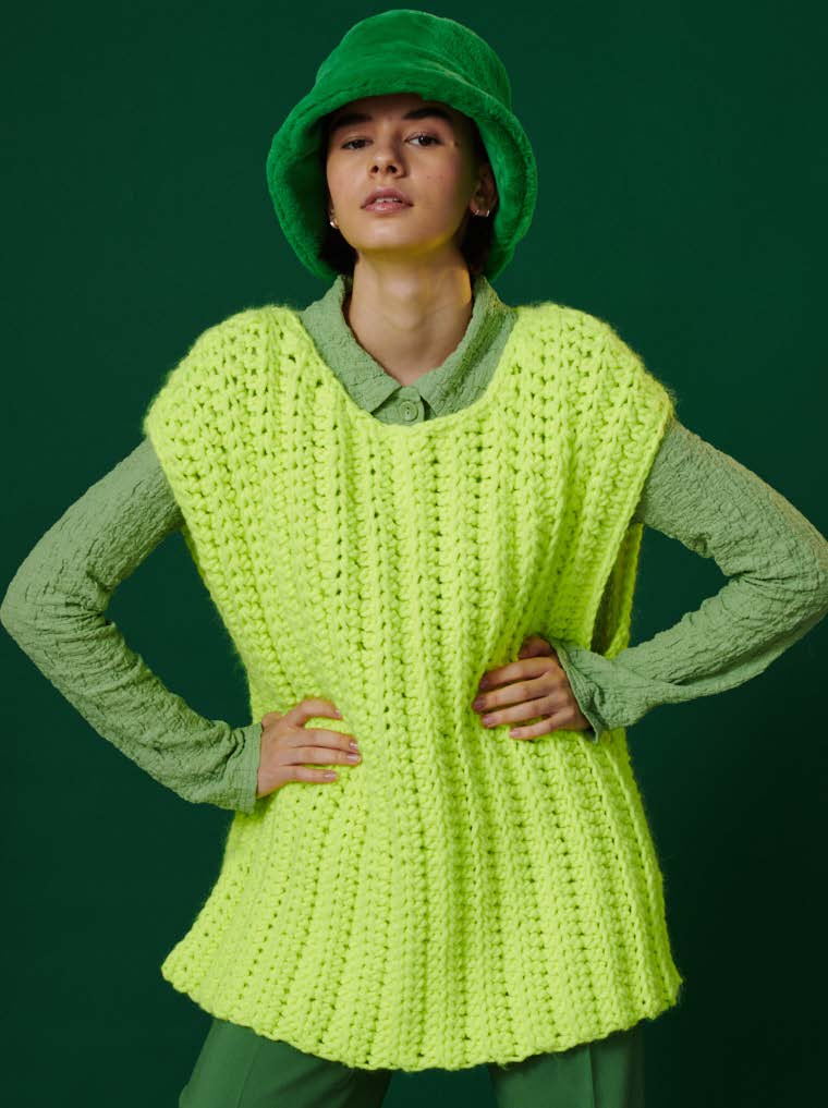 KW-402A Wow Chunky Jeanne Vest Häkelpaket – Katia