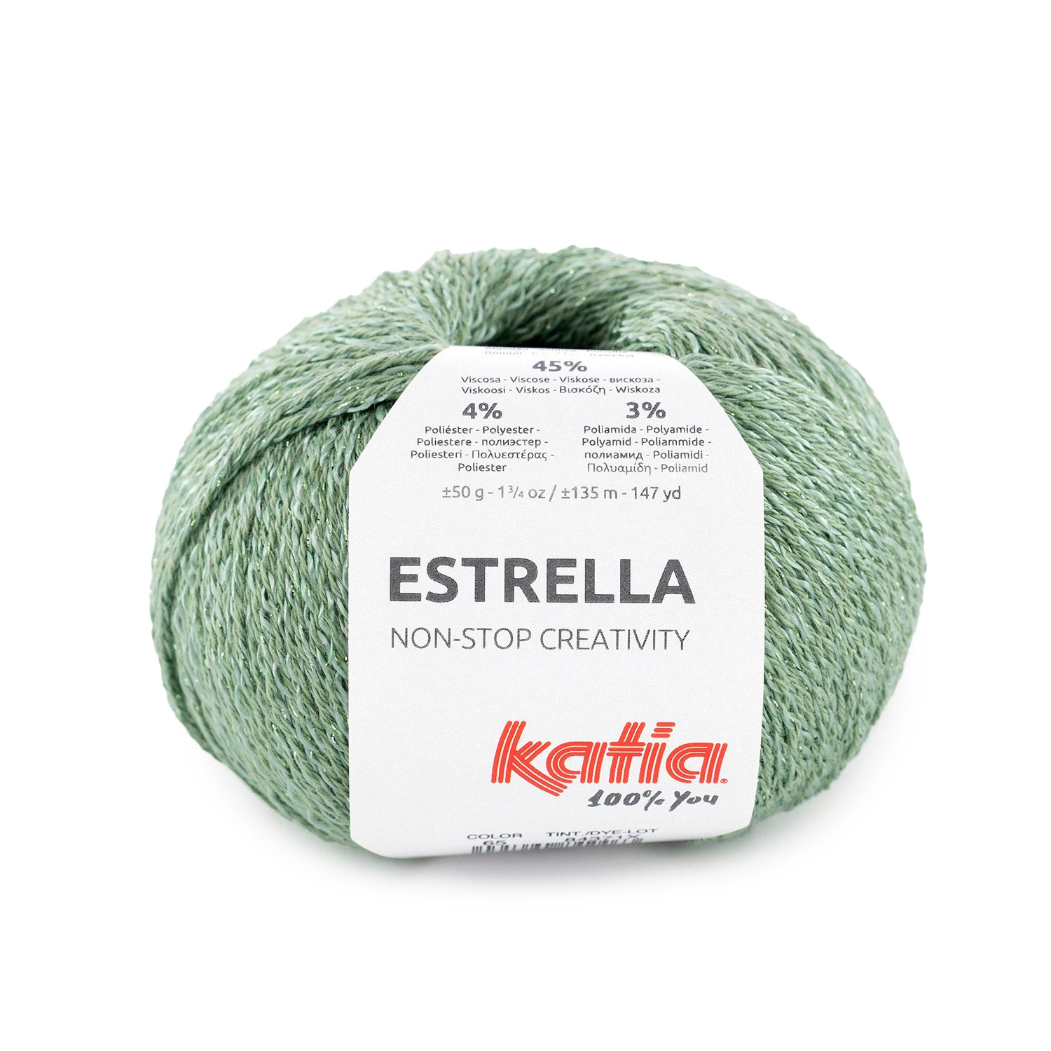 Estrella de Katia - Hilo Fantasía Mate-Brillo 50 g