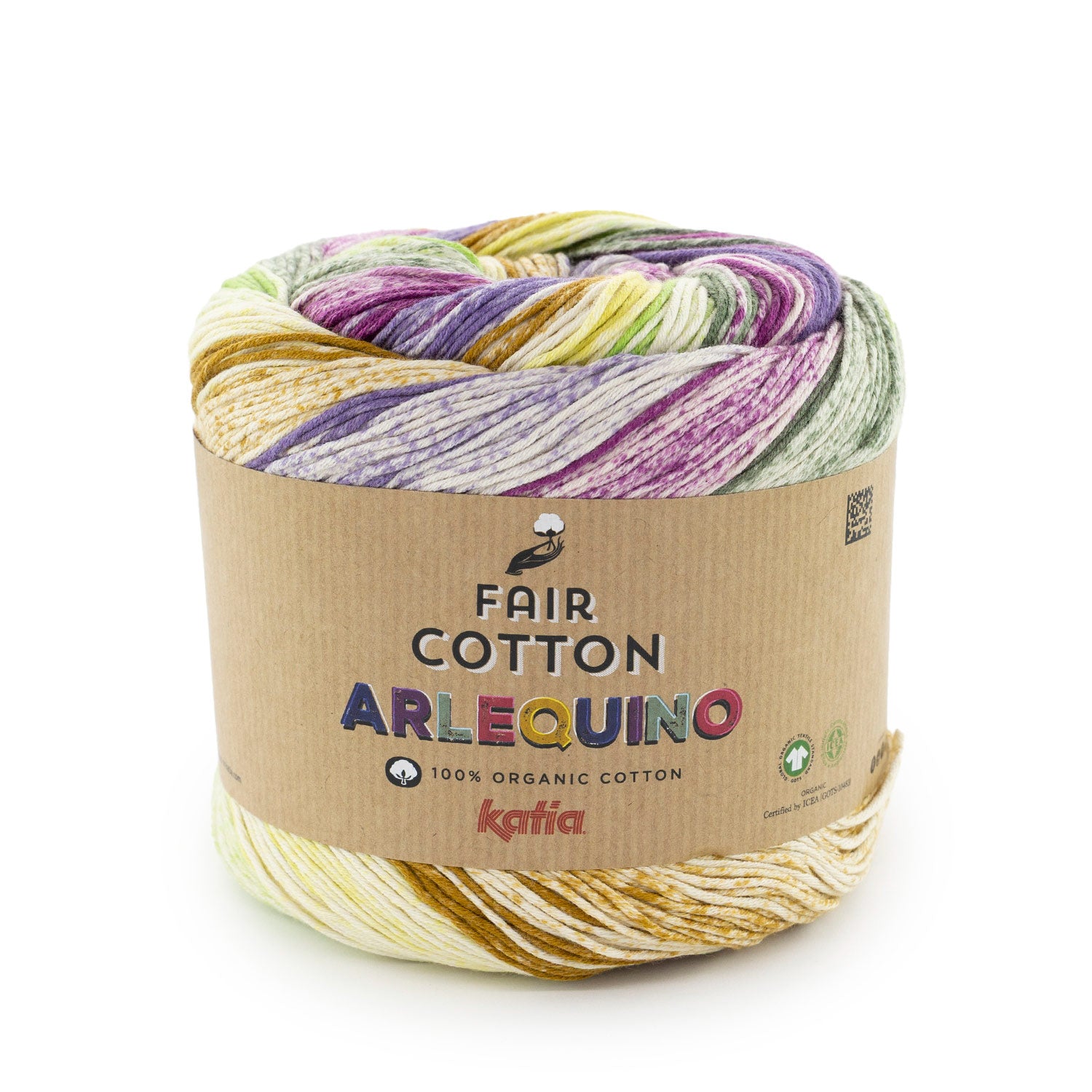 Fair Cotton Arlequino de Katia - Algodón Orgánico 200 g