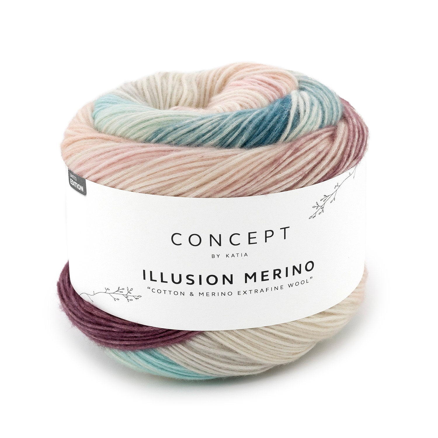 Katia Illusion Merino - Algodón y Merino Superwash para Proyectos Únicos