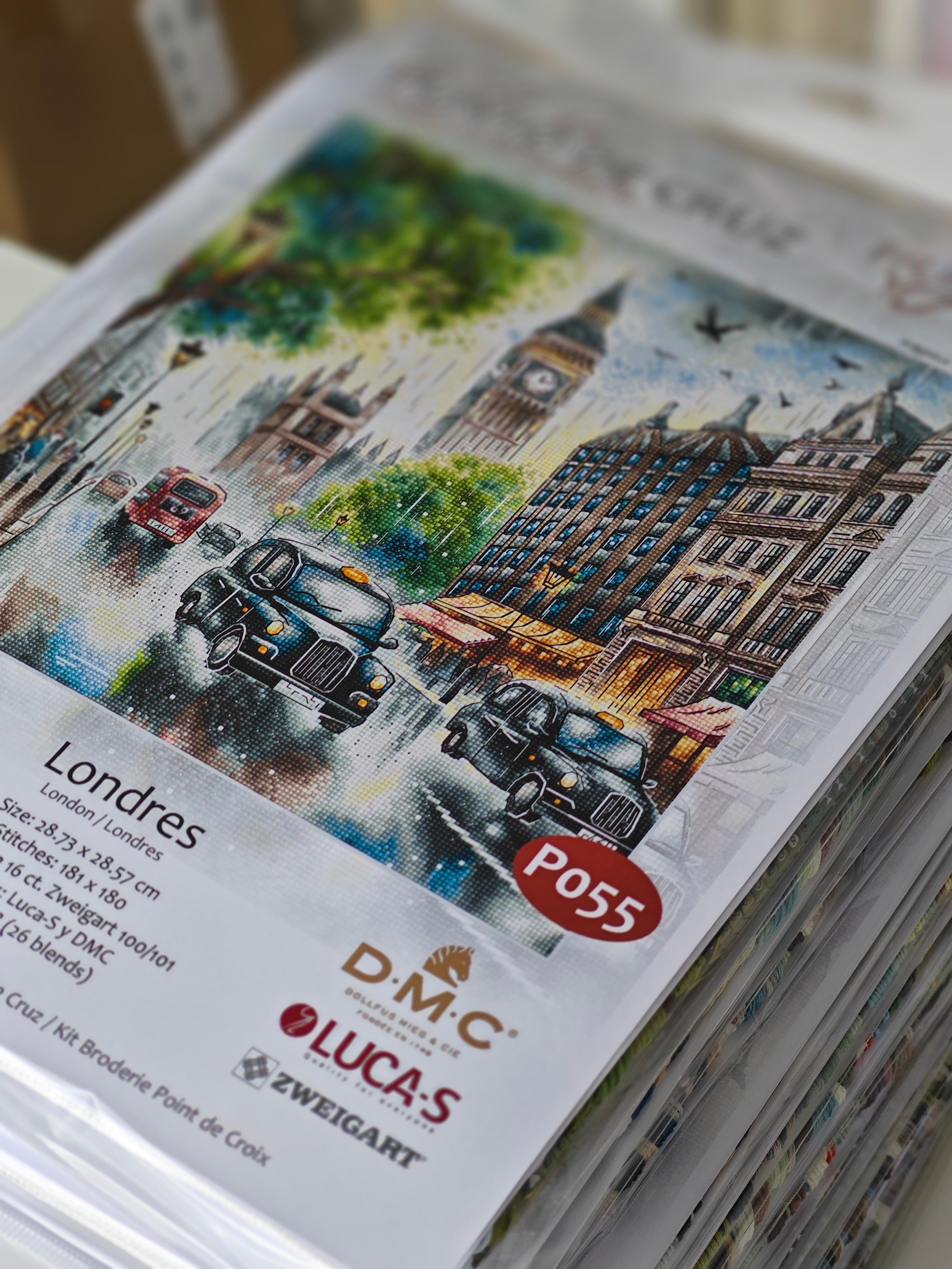 Kit de Punto de Cruz "Londres" de Punto y Arte - P055