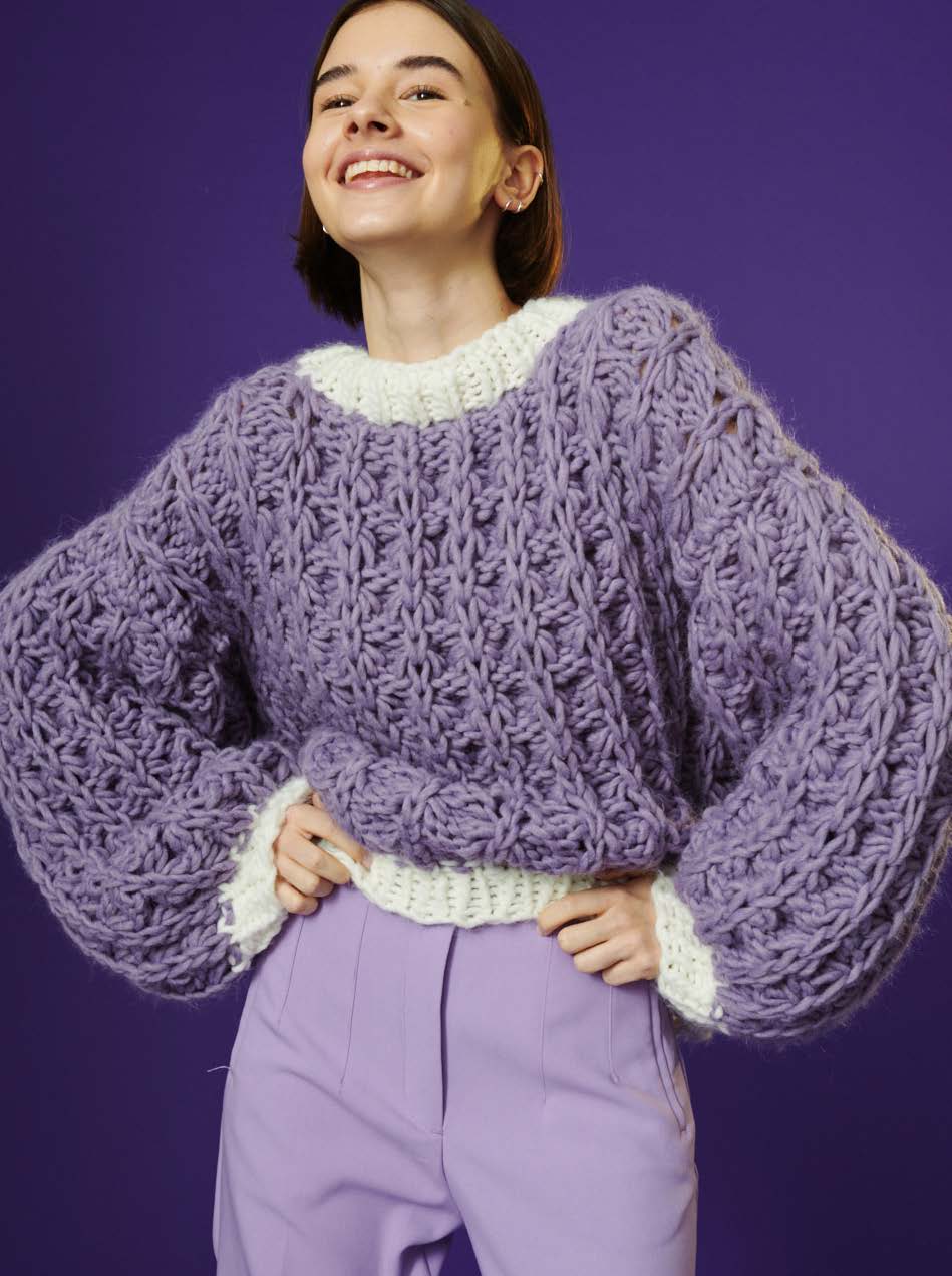 KW-601 Wow Chunky Jersey Aurora Tricot Kit – Katia