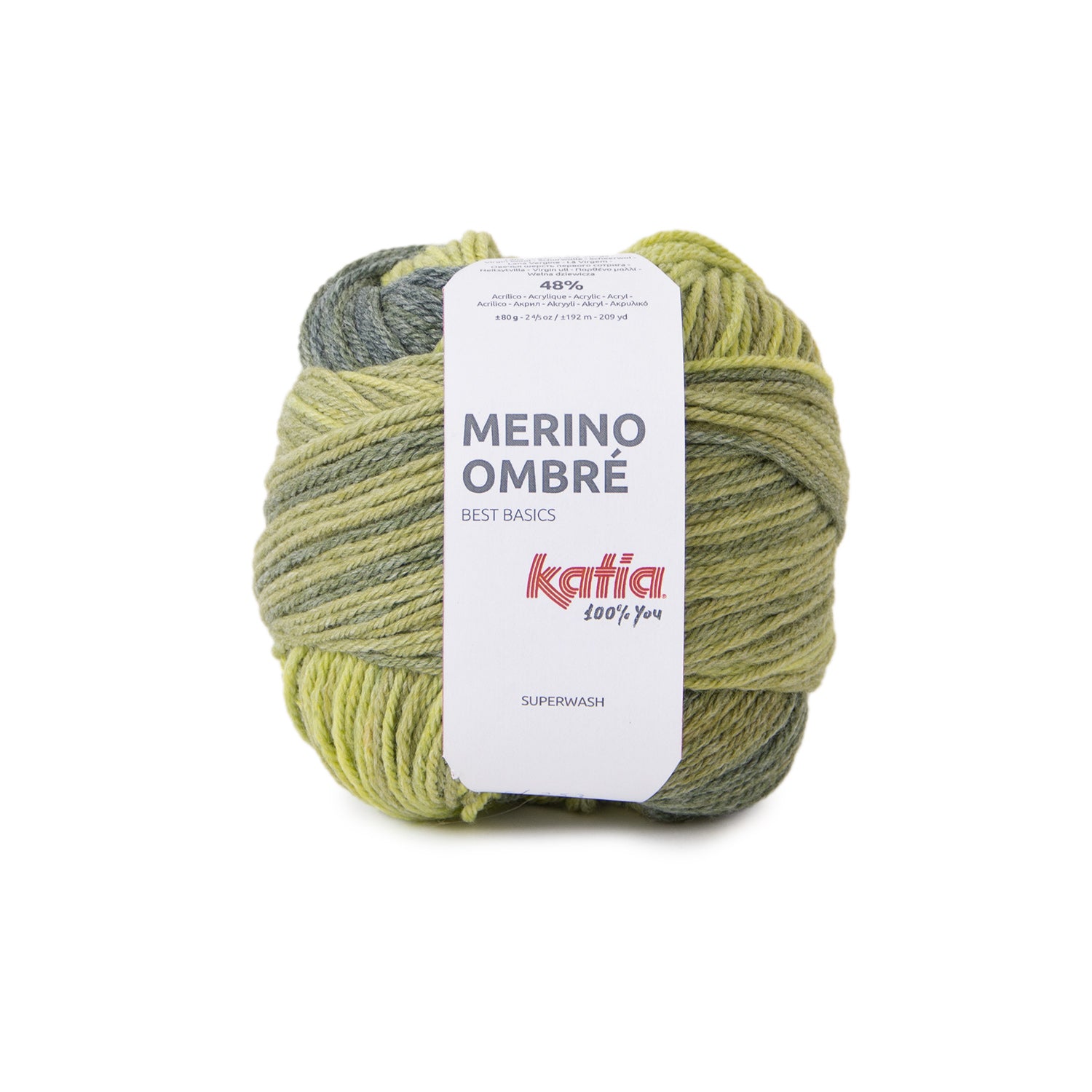 Katia Merino Ombré - Lana Superwash con Degradado Suave