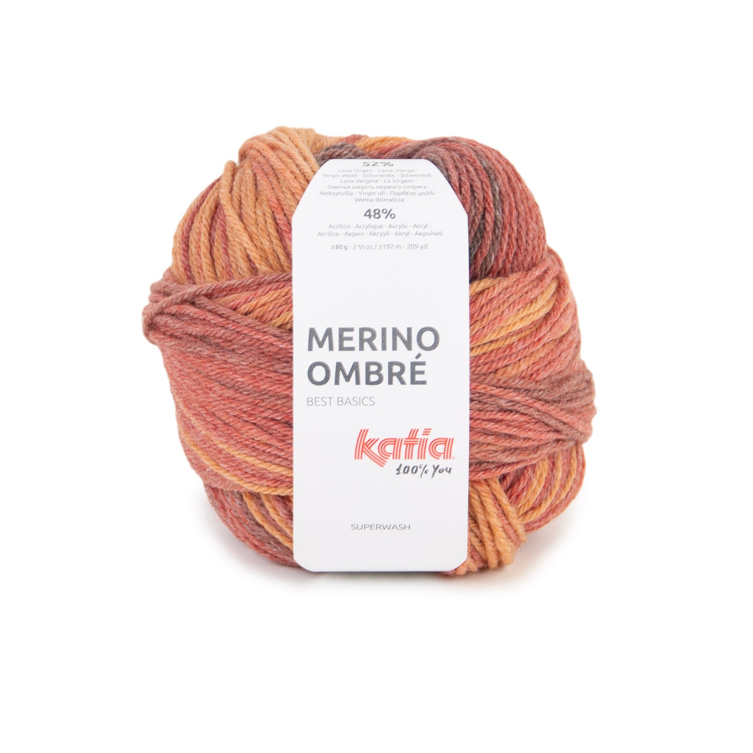 Katia Merino Ombré - Lana Superwash con Degradado Suave