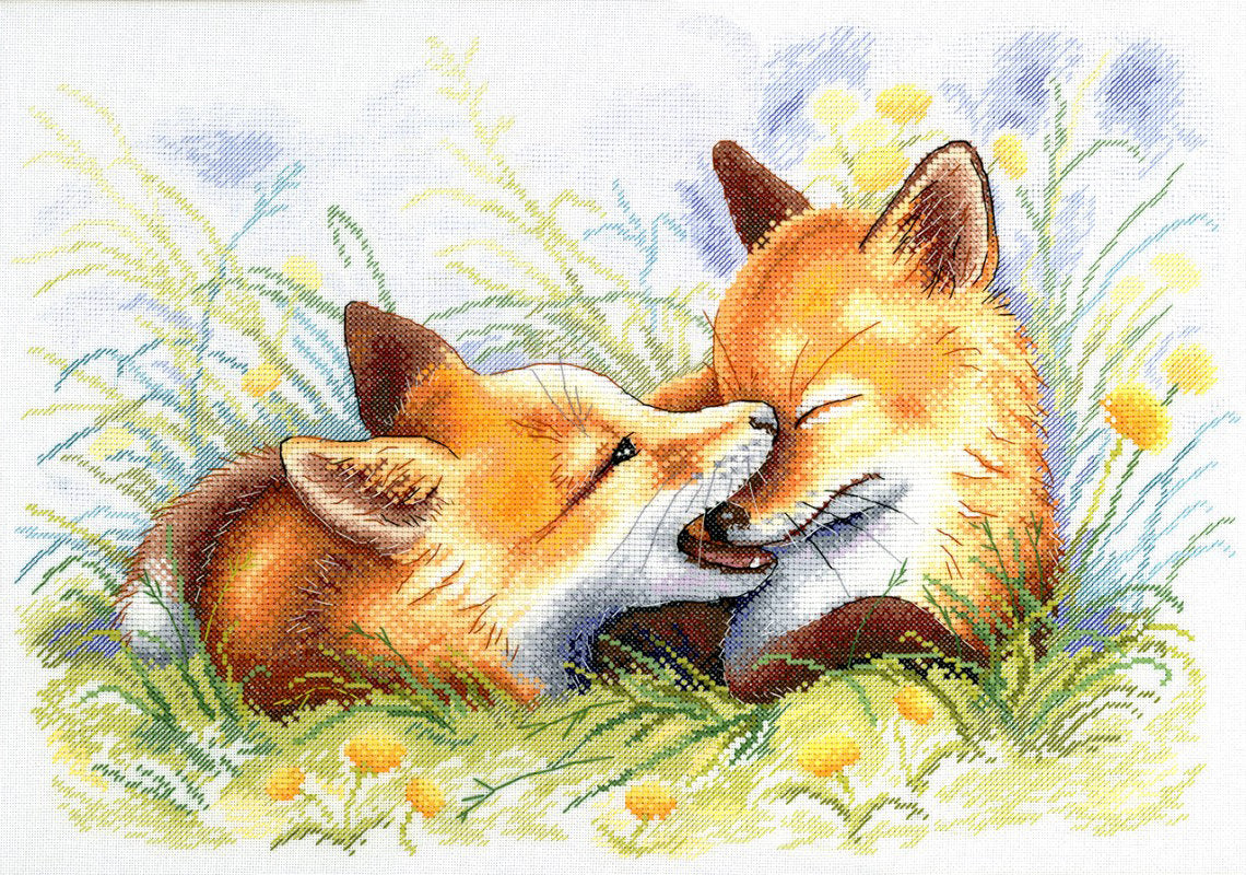 MISCHIEVOUS FOX - MP Studia SA-011 - Kit de punto de cruz