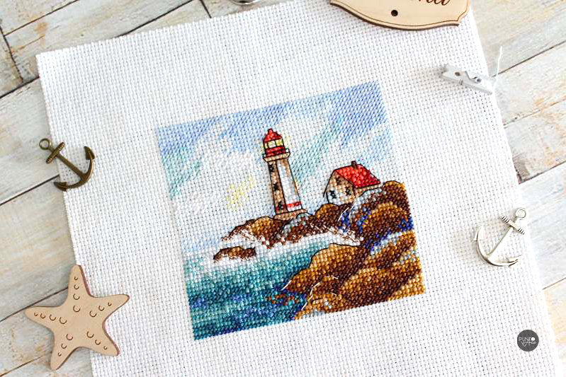 Paisaje Marino - MP Studia SM-624 - Kit de punto de cruz