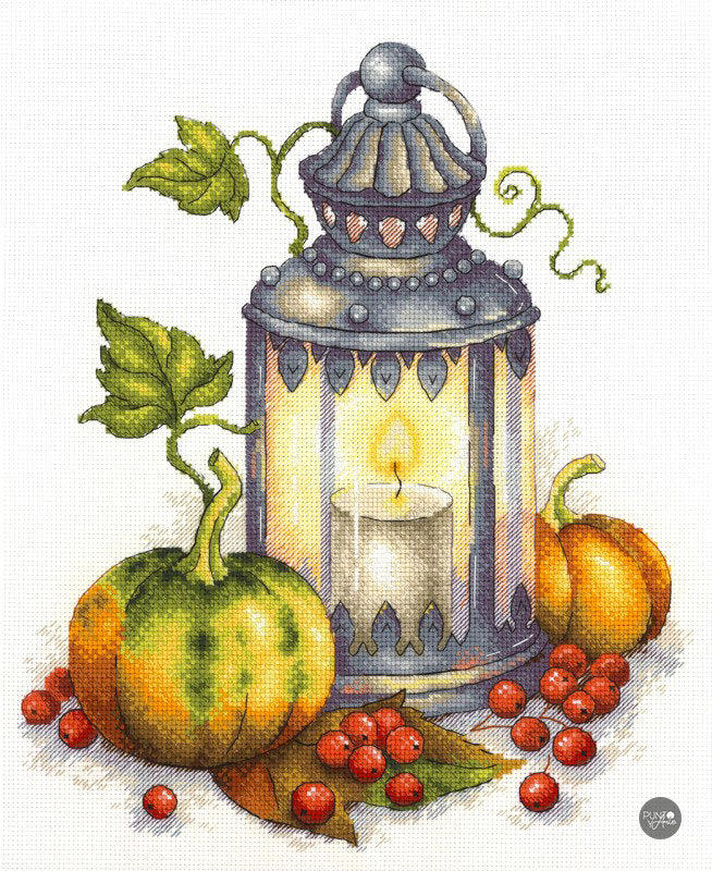 Lampa de otoño - MP Studia SNV-684 - Kit de punto de cruz