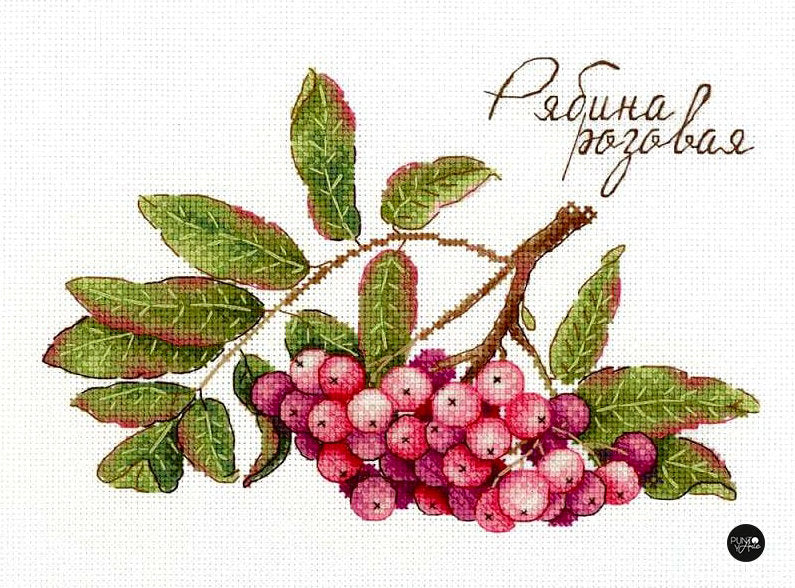 Serbal rosa - MP Studia SNV-693 - Kit de punto de cruz