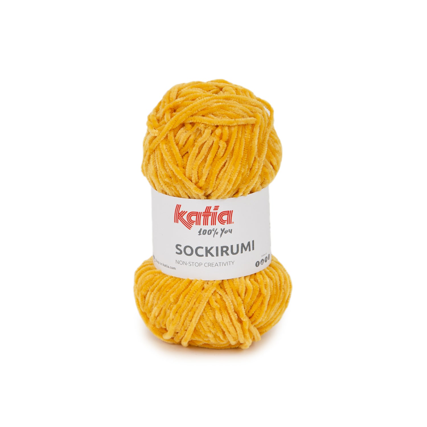 Sockirumi - Hilo Chenilla Suave para Calcetines y Amigurumis
