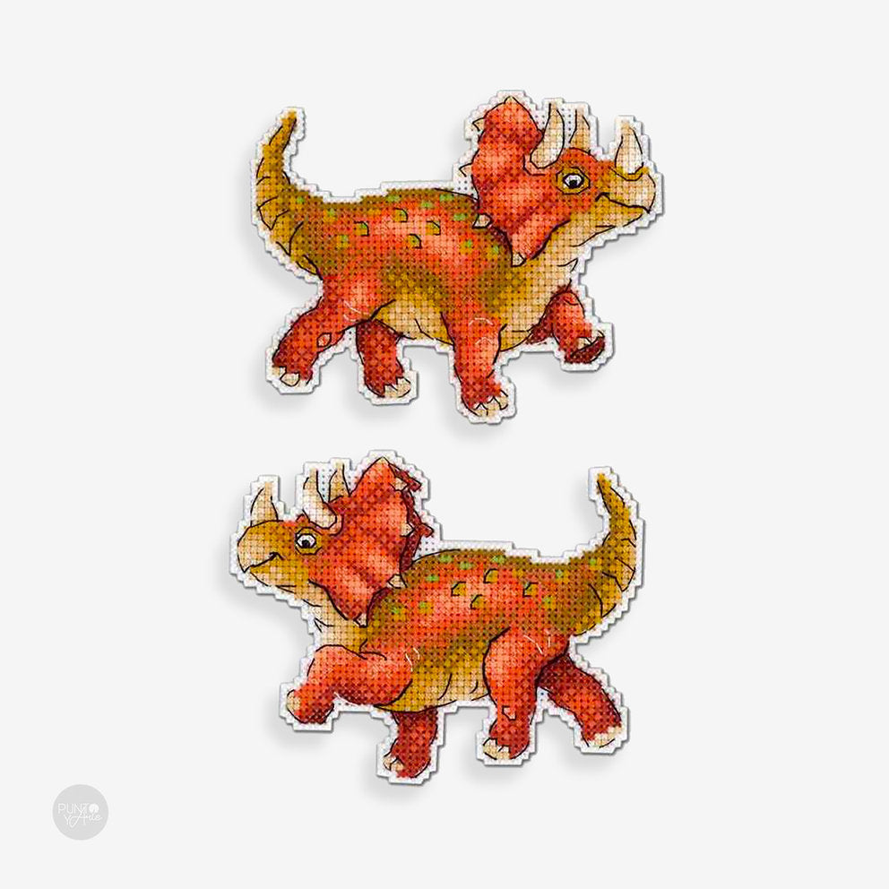 Dinosaurier. Triceratops - SR-269 MP Studia - Kreuzstichset