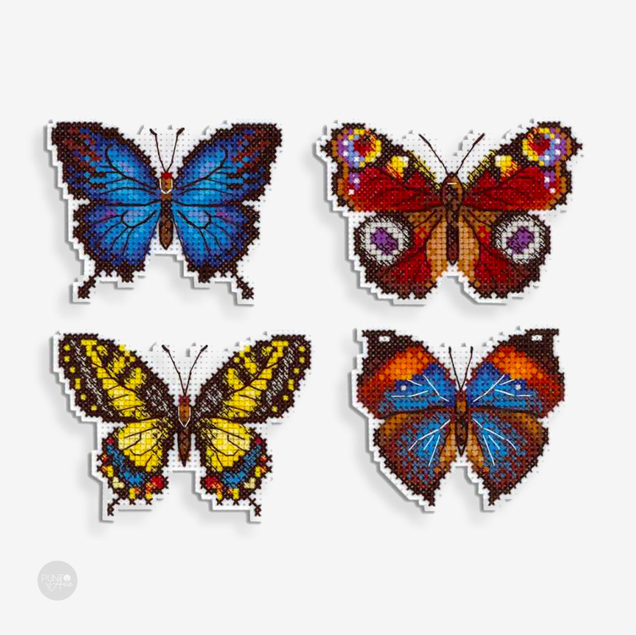 Mariposas brillantes - MP Studia - Kit de punto de cruz SR-485