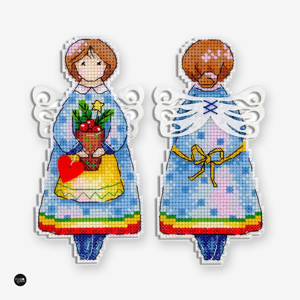 Kit de Punto de Cruz Ángel de invierno - MP Studia SR-852