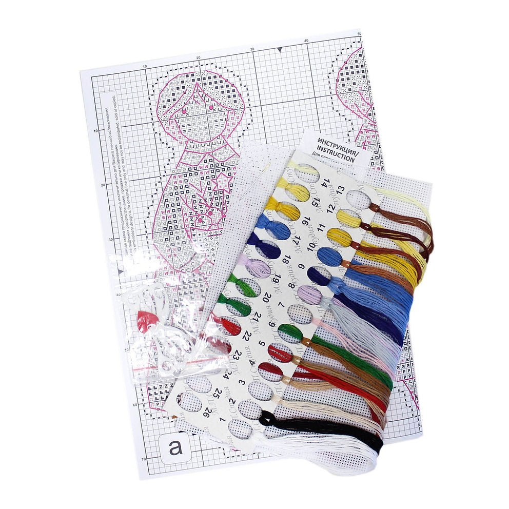 Kit de Punto de Cruz Ángel de invierno - MP Studia SR-852