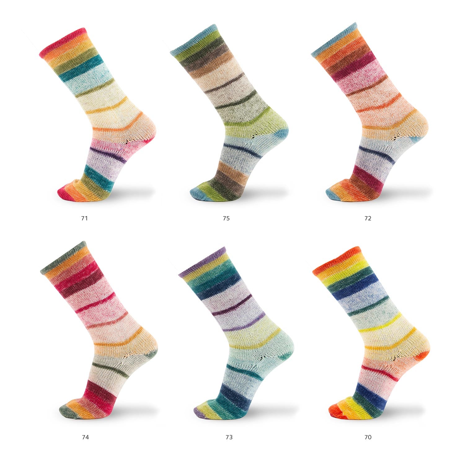 Symmetric Socks & More Illusion - Hilo Estampado para Calcetines con Efecto Óptico Perfecto