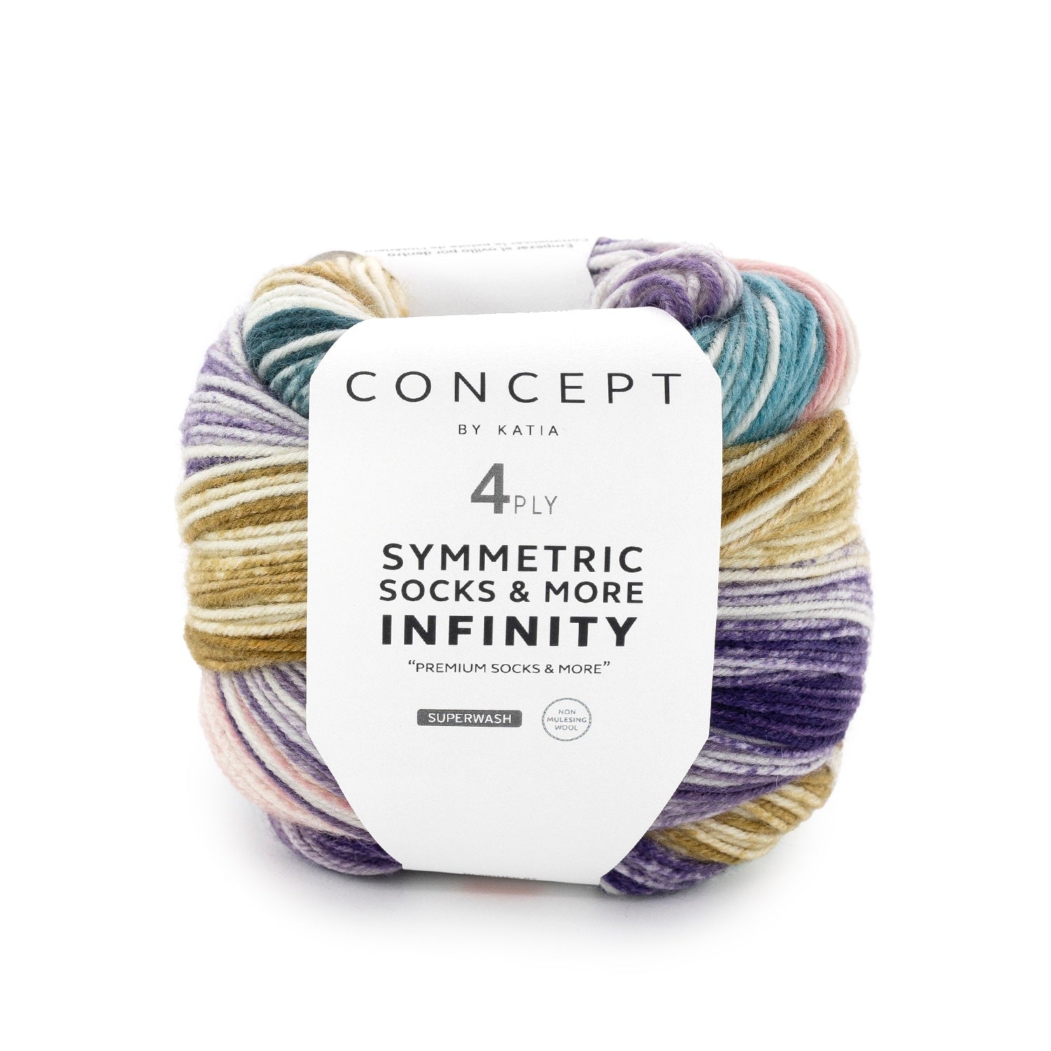 Symmetric Socks & More Infinity - Hilo Degradado con Ciclo Perfecto y Detalles en Crudo