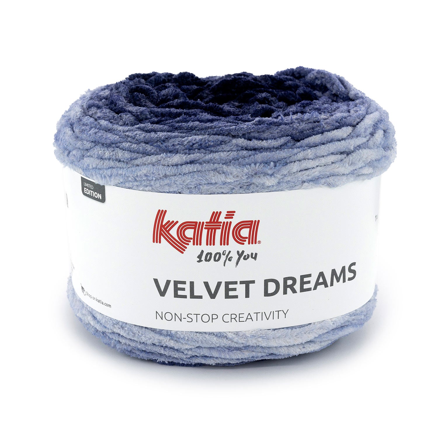 Velver Dreams de Katia - Hilo Aterciopelado de Poliéster para Bufandas y Accesorios