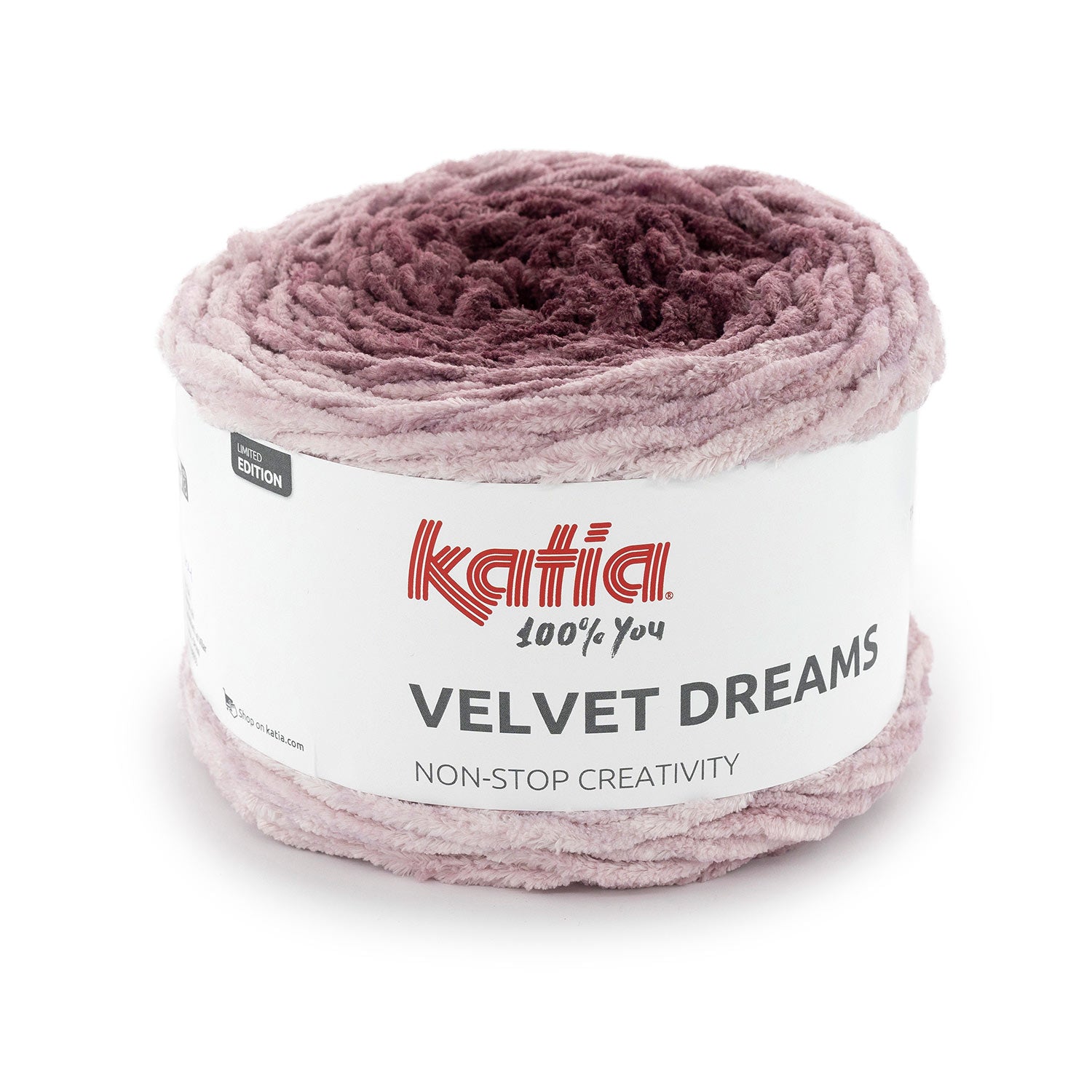 Velver Dreams de Katia - Hilo Aterciopelado de Poliéster para Bufandas y Accesorios