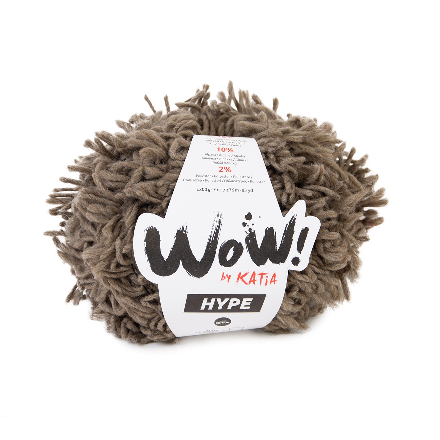 Katia WOW Hype - Hilo Voluminoso y Suave para Proyectos Modernos
