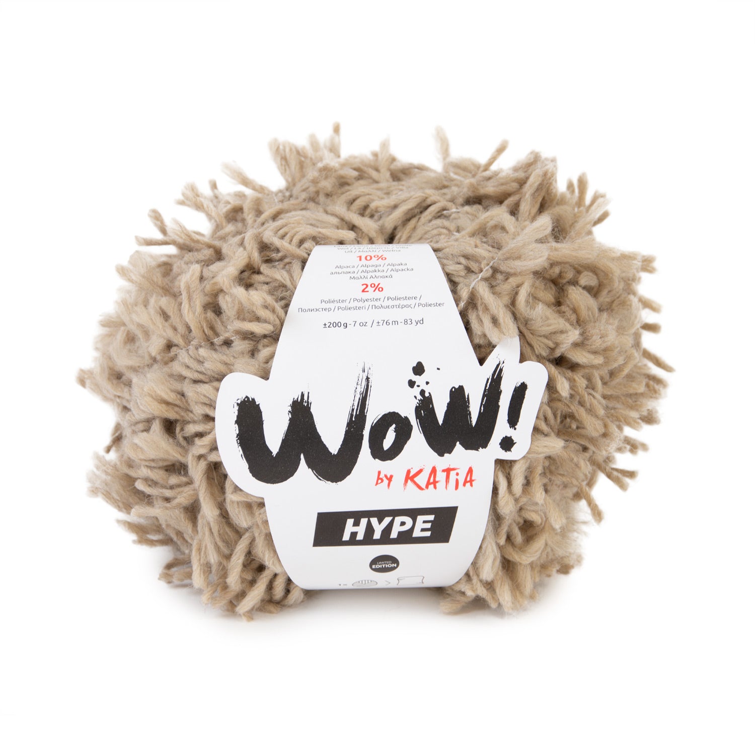 Katia WOW Hype - Hilo Voluminoso y Suave para Proyectos Modernos