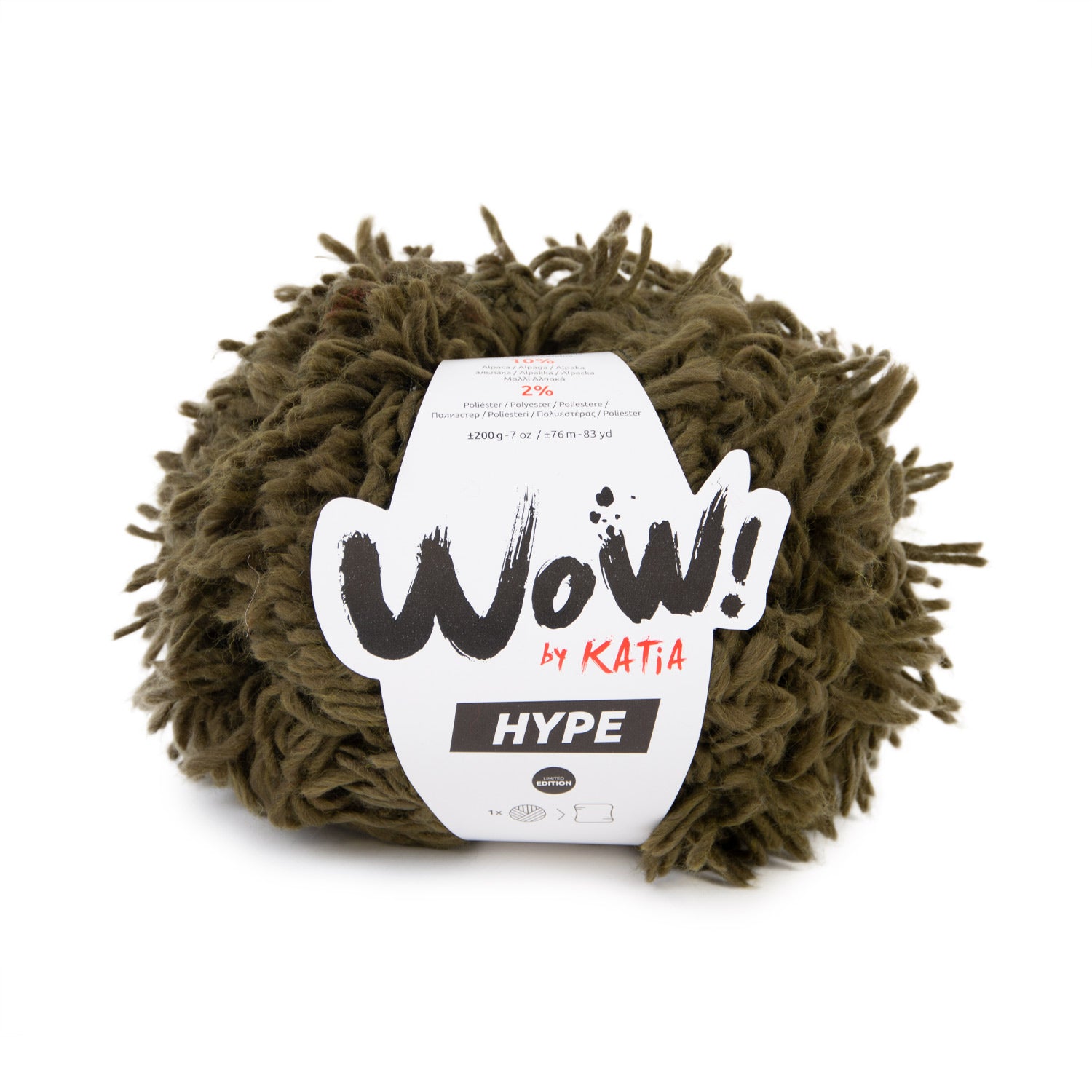 Katia WOW Hype - Hilo Voluminoso y Suave para Proyectos Modernos