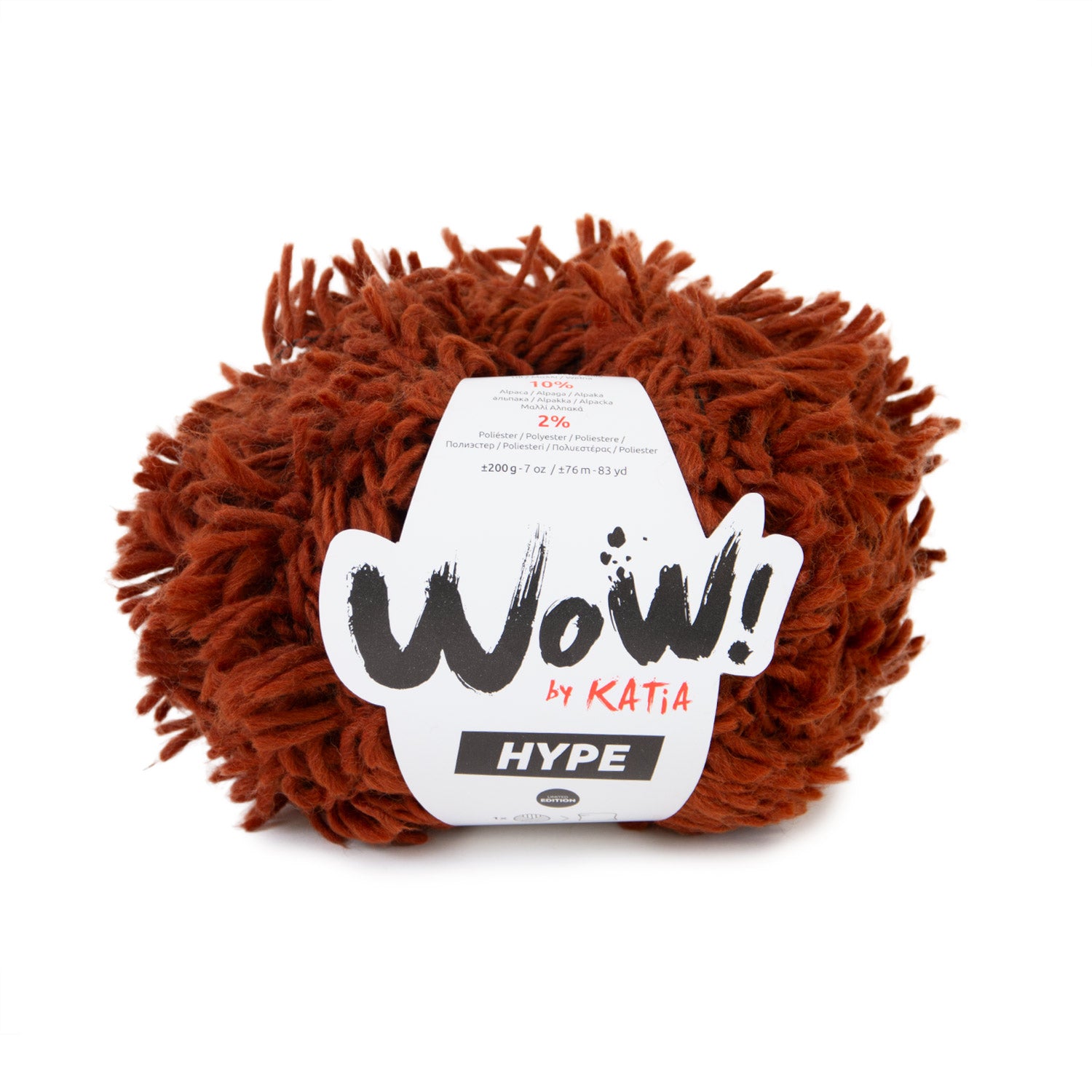 Katia WOW Hype - Hilo Voluminoso y Suave para Proyectos Modernos