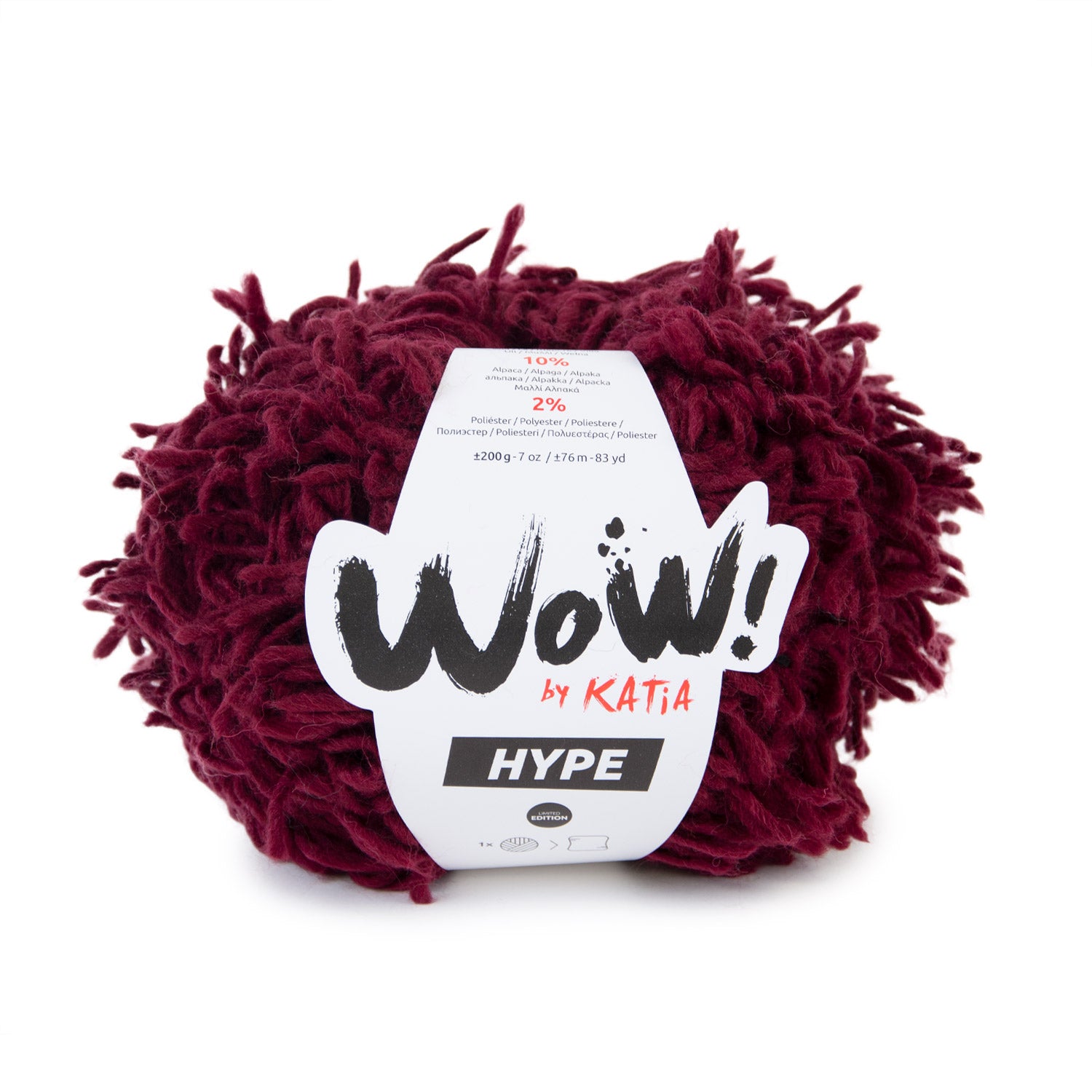 Katia WOW Hype - Hilo Voluminoso y Suave para Proyectos Modernos