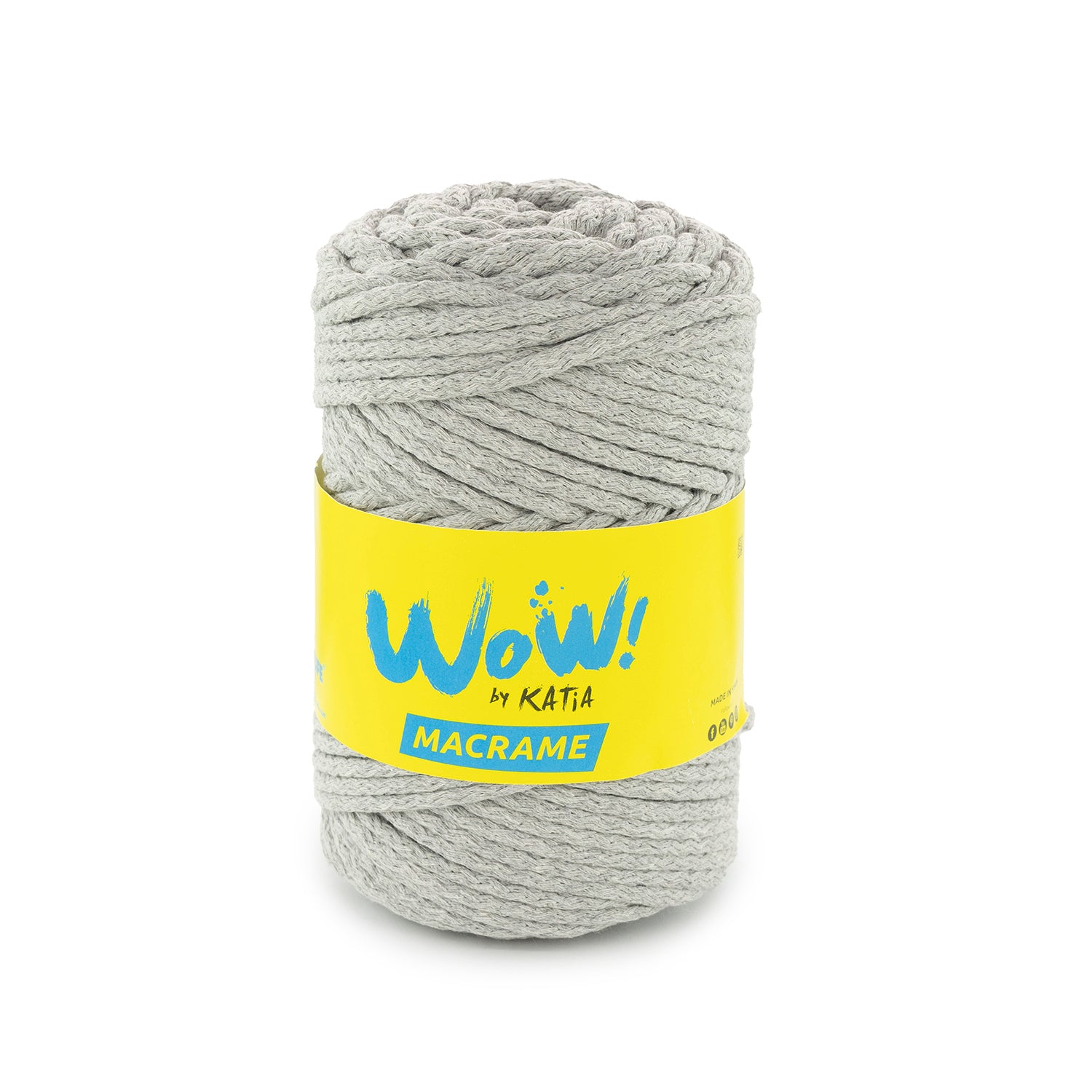 Lana WOW Macramé de Katia - Cuerda de Algodón 100% para Proyectos Creativos
