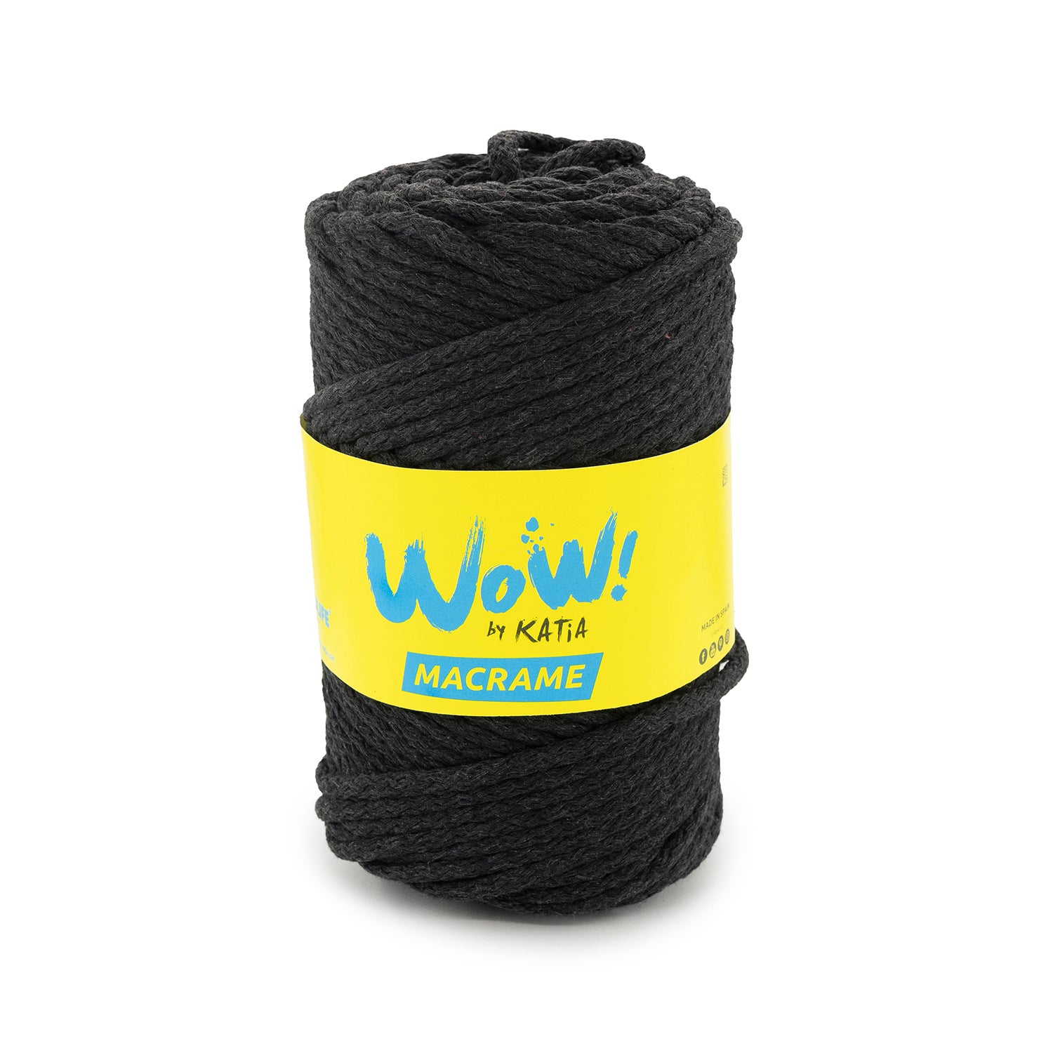 Lana WOW Macramé de Katia - Cuerda de Algodón 100% para Proyectos Creativos