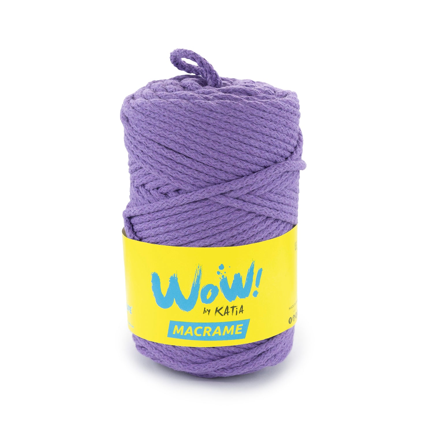 Lana WOW Macramé de Katia - Cuerda de Algodón 100% para Proyectos Creativos