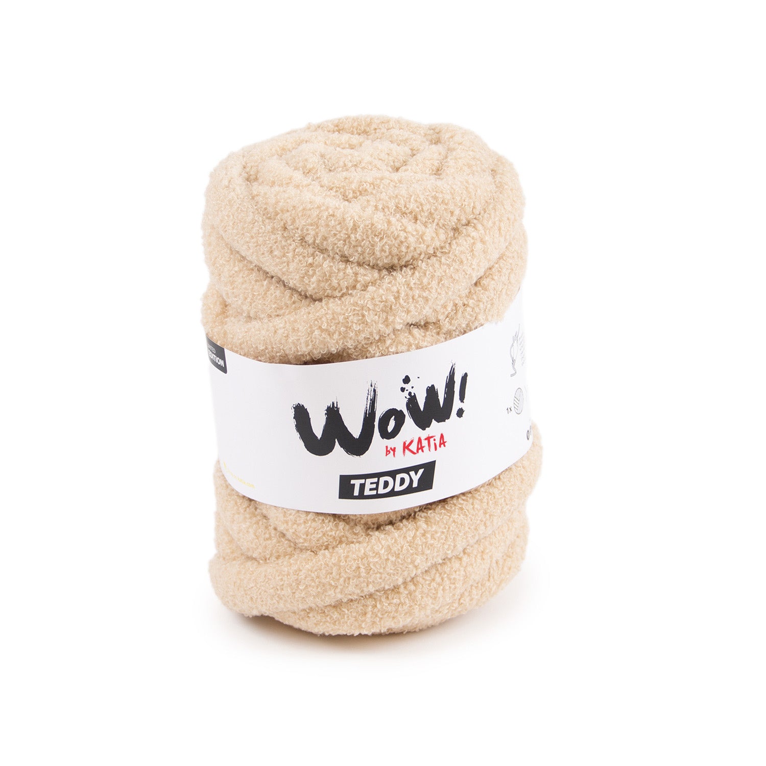 Katia WOW Teddy - Hilo de Peluche Rizado para Proyectos Modernos y Acogedores
