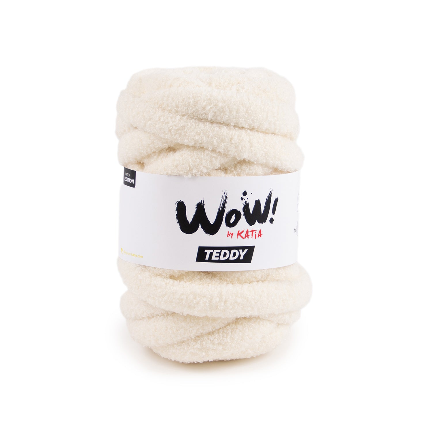 Katia WOW Teddy - Hilo de Peluche Rizado para Proyectos Modernos y Acogedores