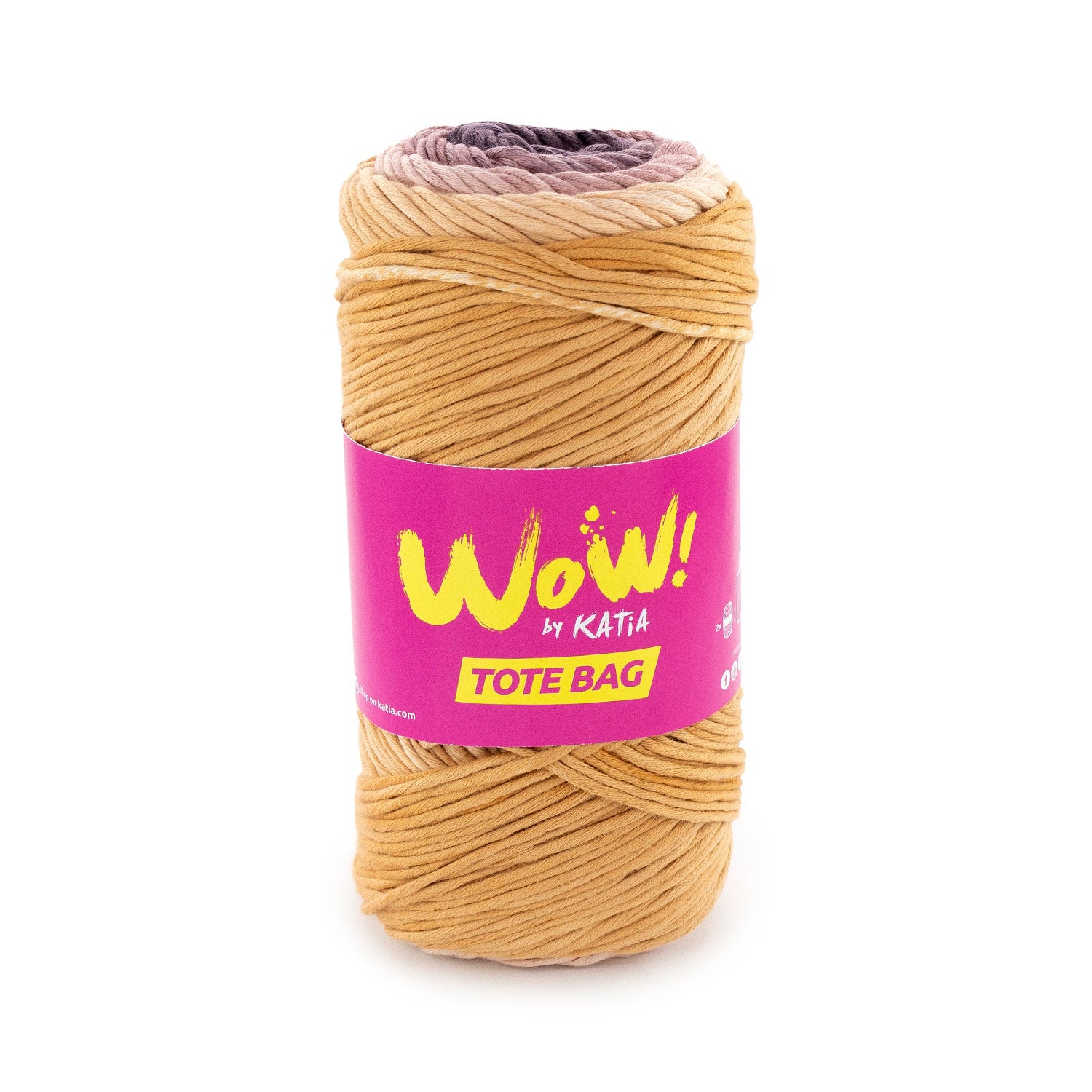 Lana WOW TOTE BAG de Katia - 100% Algodón con Degradado Perfecto