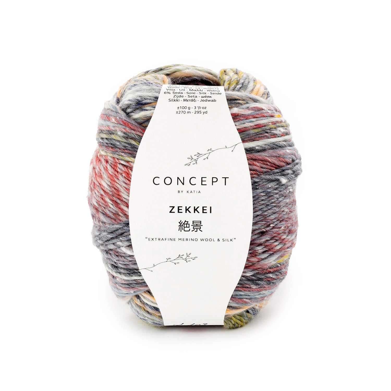 Zekkei de Katia - Suave Mezcla de Merino Extrafine y Seda